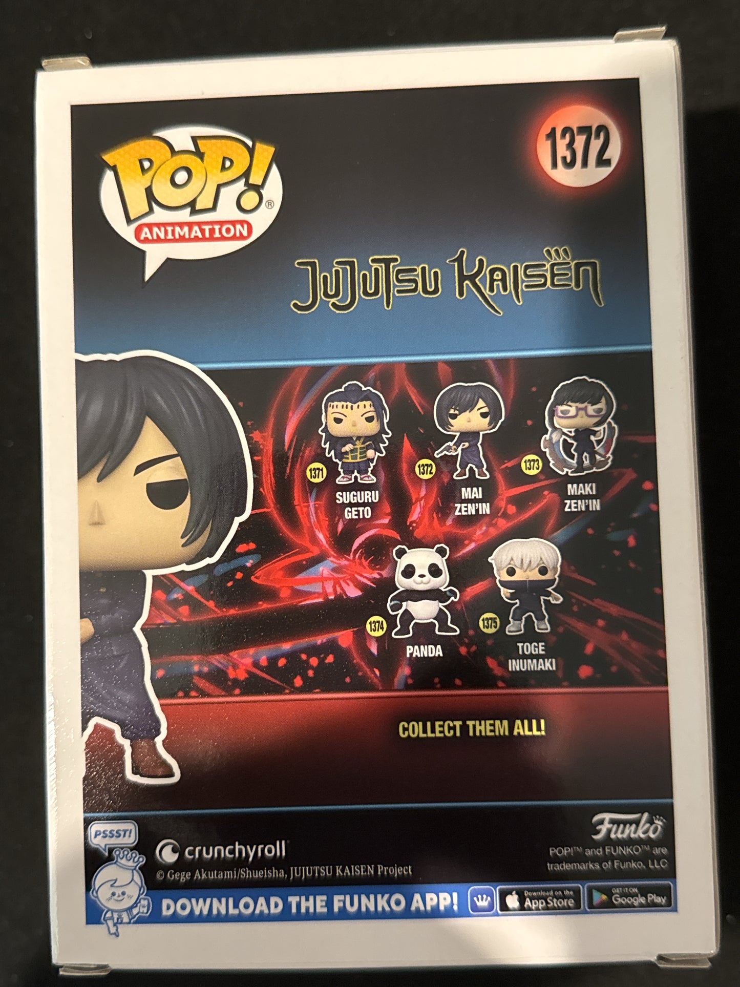 Funko Pop! Jujitsu Kaisen #1372 Mai Zen'in Vinyl Figure New in Box