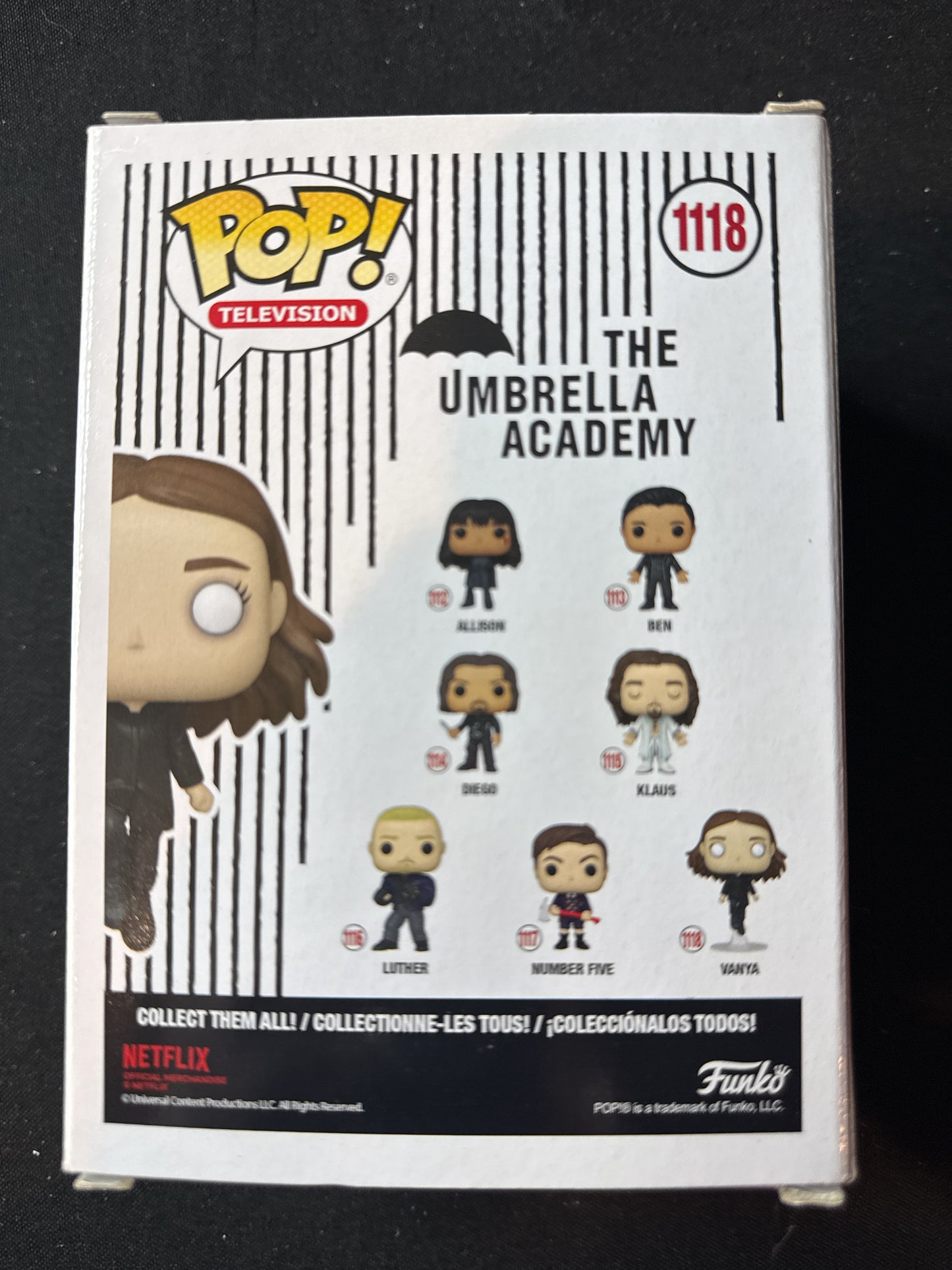 Funko Pop! Television The Umbrella Academy Vanya Vinyl Figure #1118 New in Box