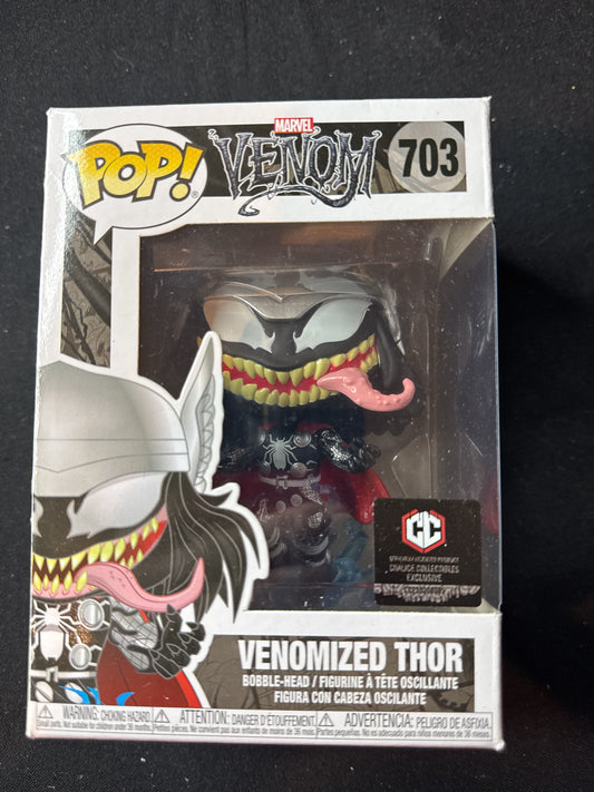 Funko Pop! Marvel Venom #703 Venomized Thor Bobble Head New in Box