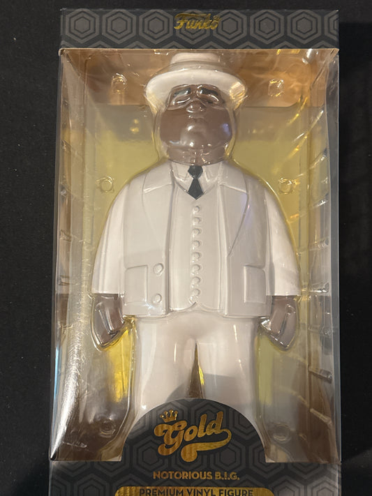 Funko Gold Notorious B.I.G. 12" Premium Vinyl Figure Series One 2021 Mint Condition New in Box
