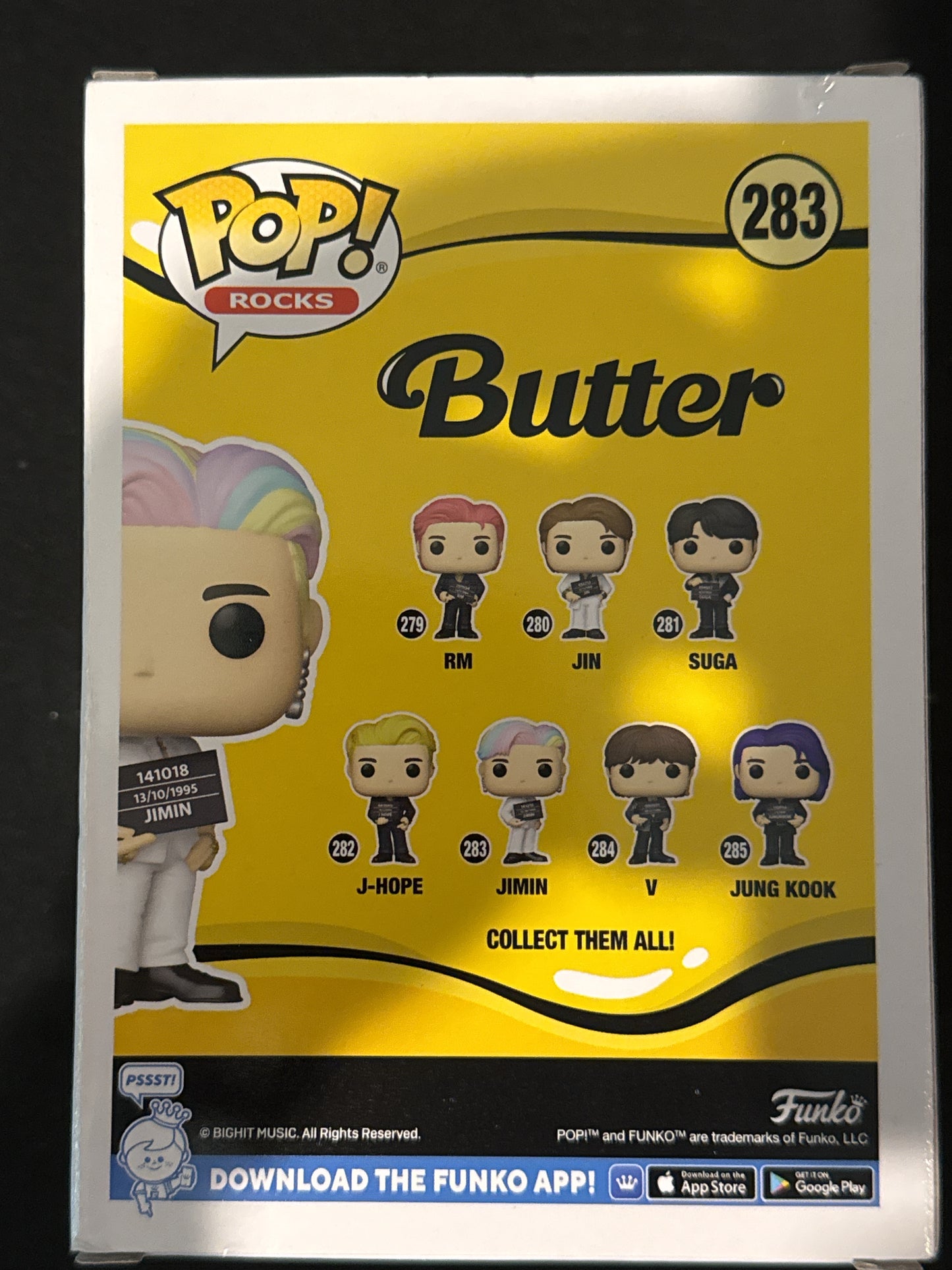 Funko Pop! BTS #283 Jimin Vinyl Figure New in Box