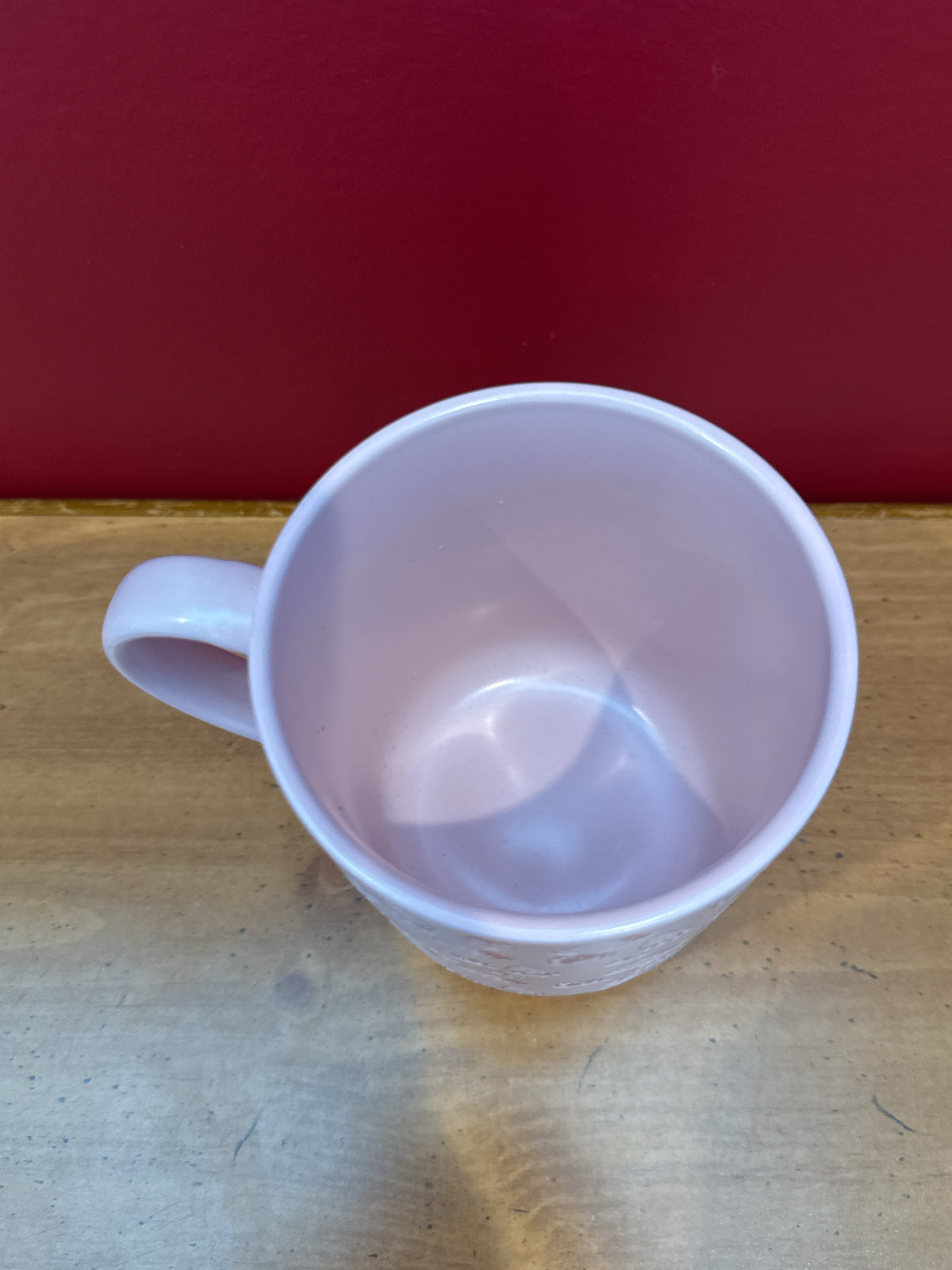 Better Living Pink Strawberry Print Coffee Mug New 4.25" Tall