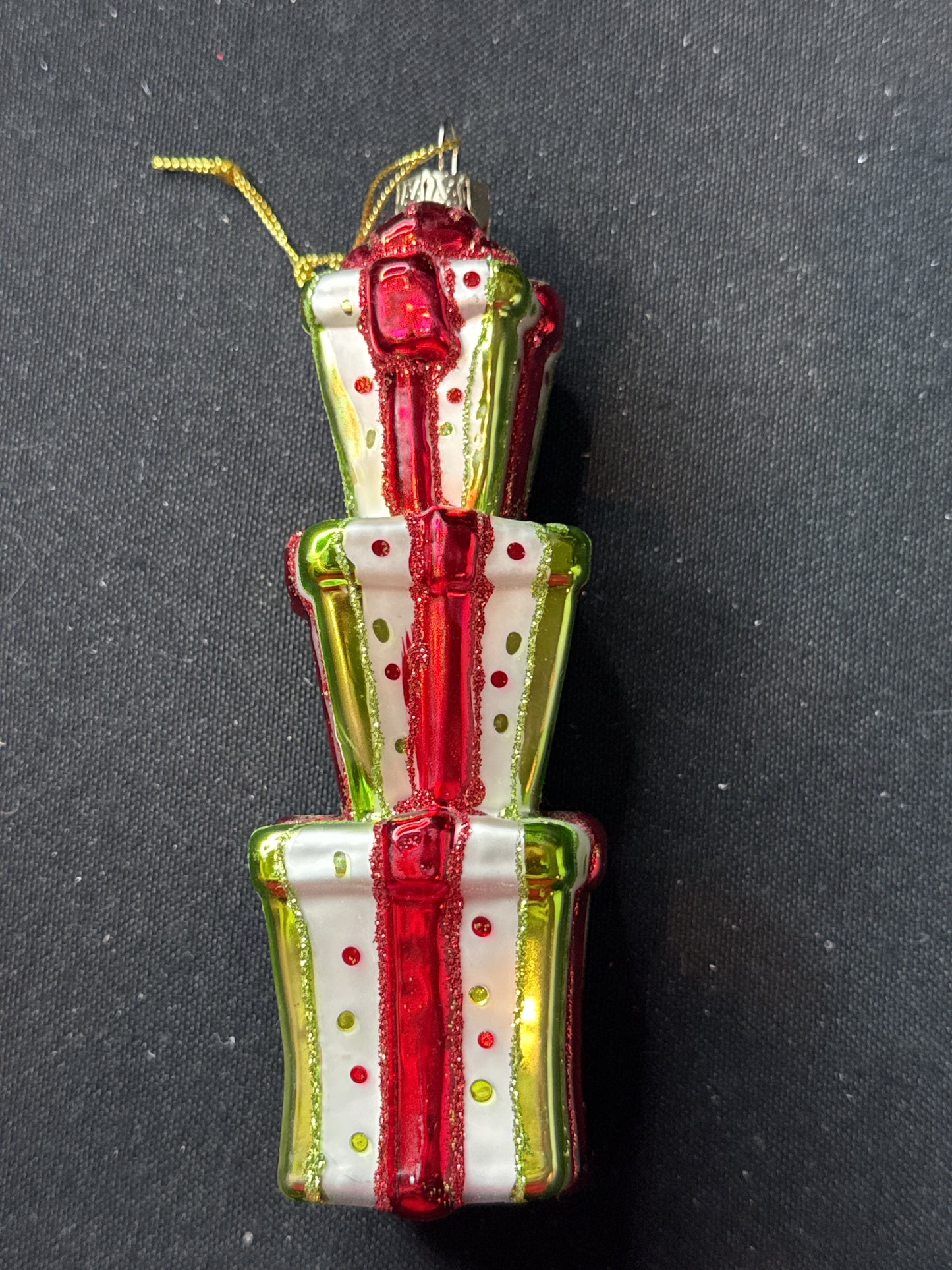 Katherine's Collection Christmas Ornament Glass 5.5" Tall