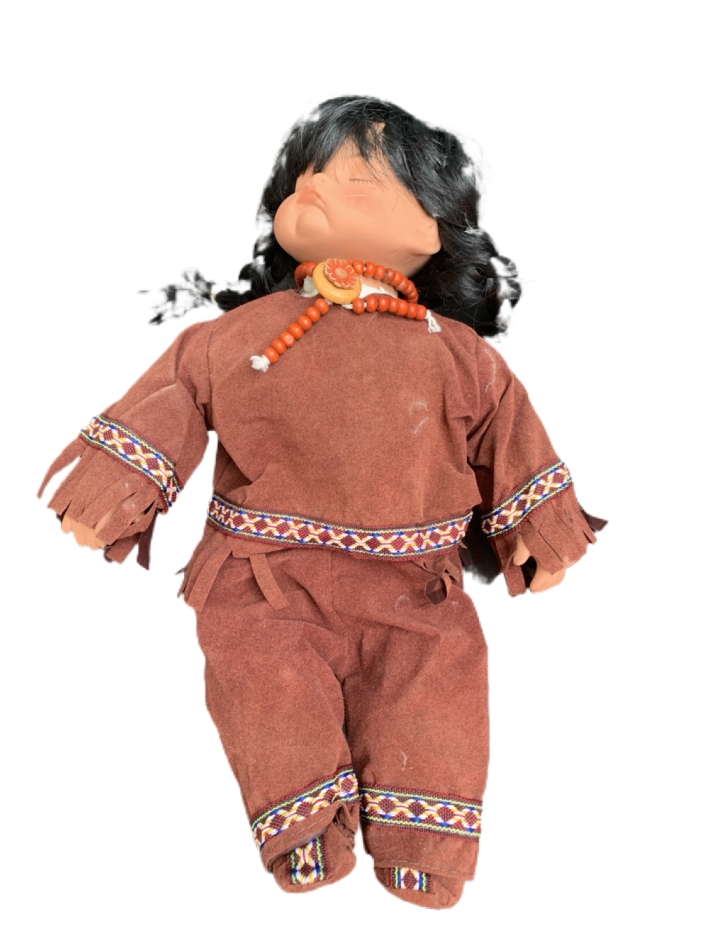 Showstopper Baby Doll Native American Sleepy Girl 10 Inch Porcelain Doll