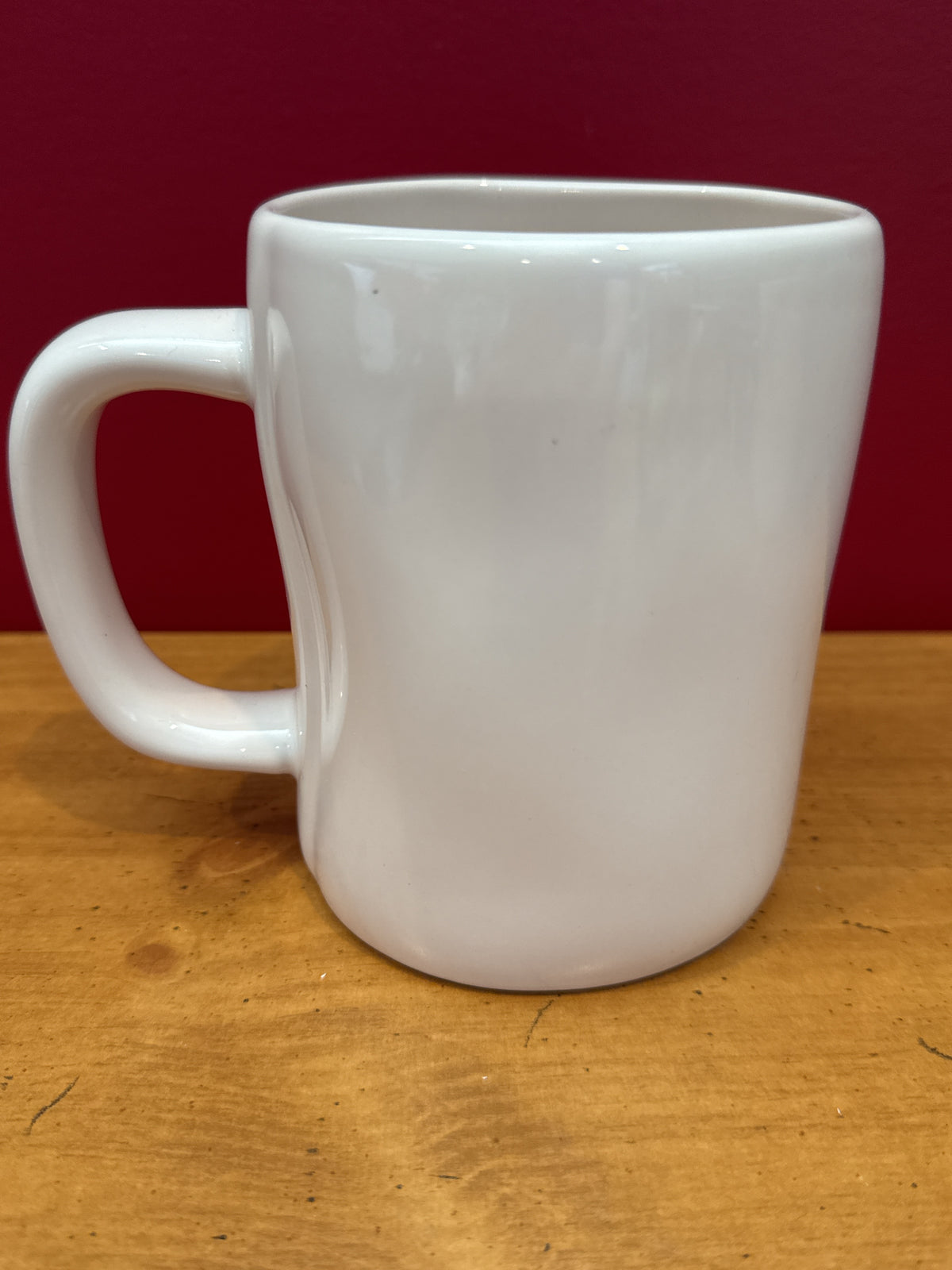 Rae Dunn “LIFE IS BEAUTIFUL” White Coffee Mug by Magenta New 4 7/8" Tall