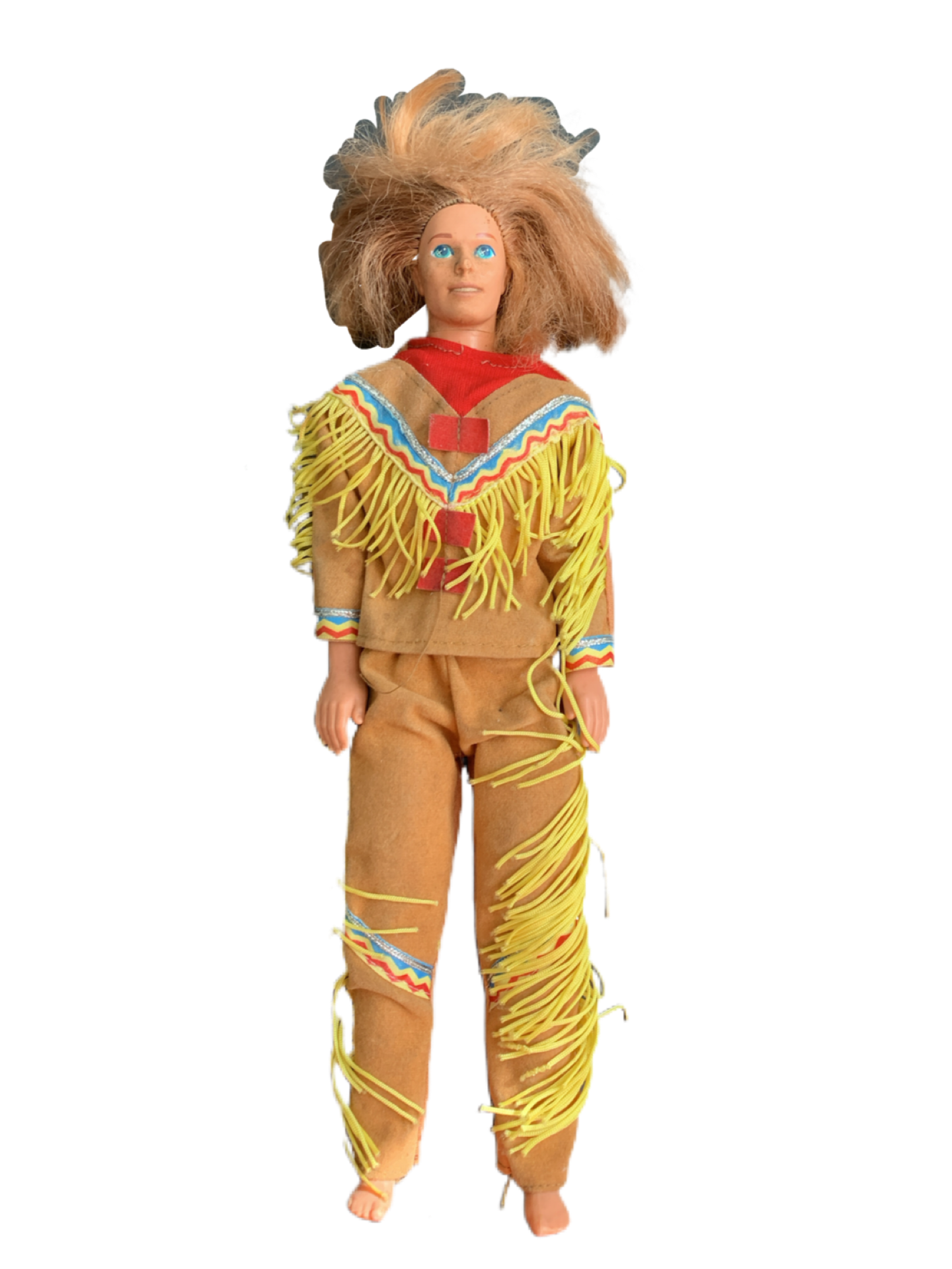 Ken Doll with Native American Clothes 12" Tall.