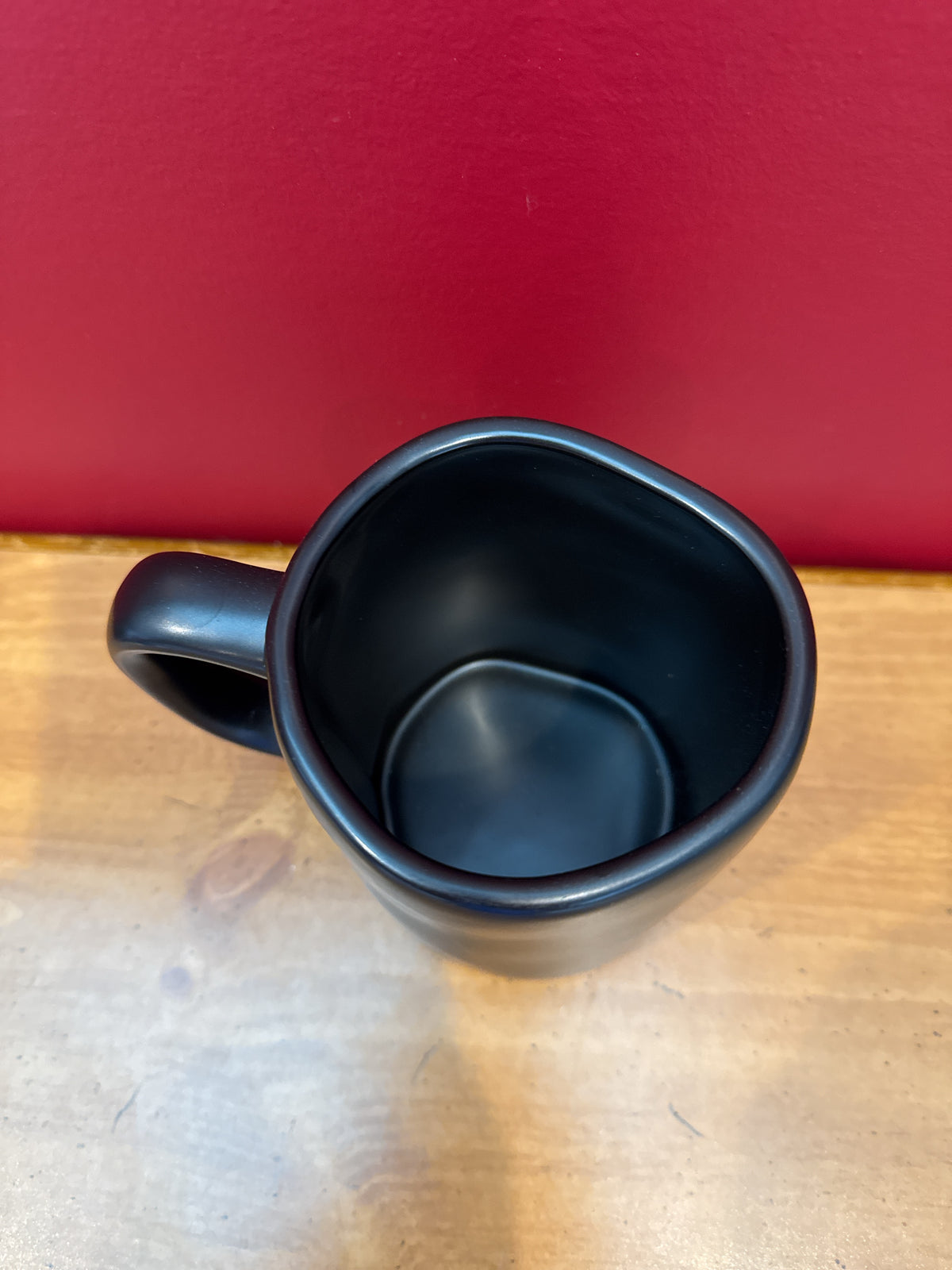 Rae Dunn “GOOD MORNING” Black Coffee Mug by Magenta New 4 5/8" Tall