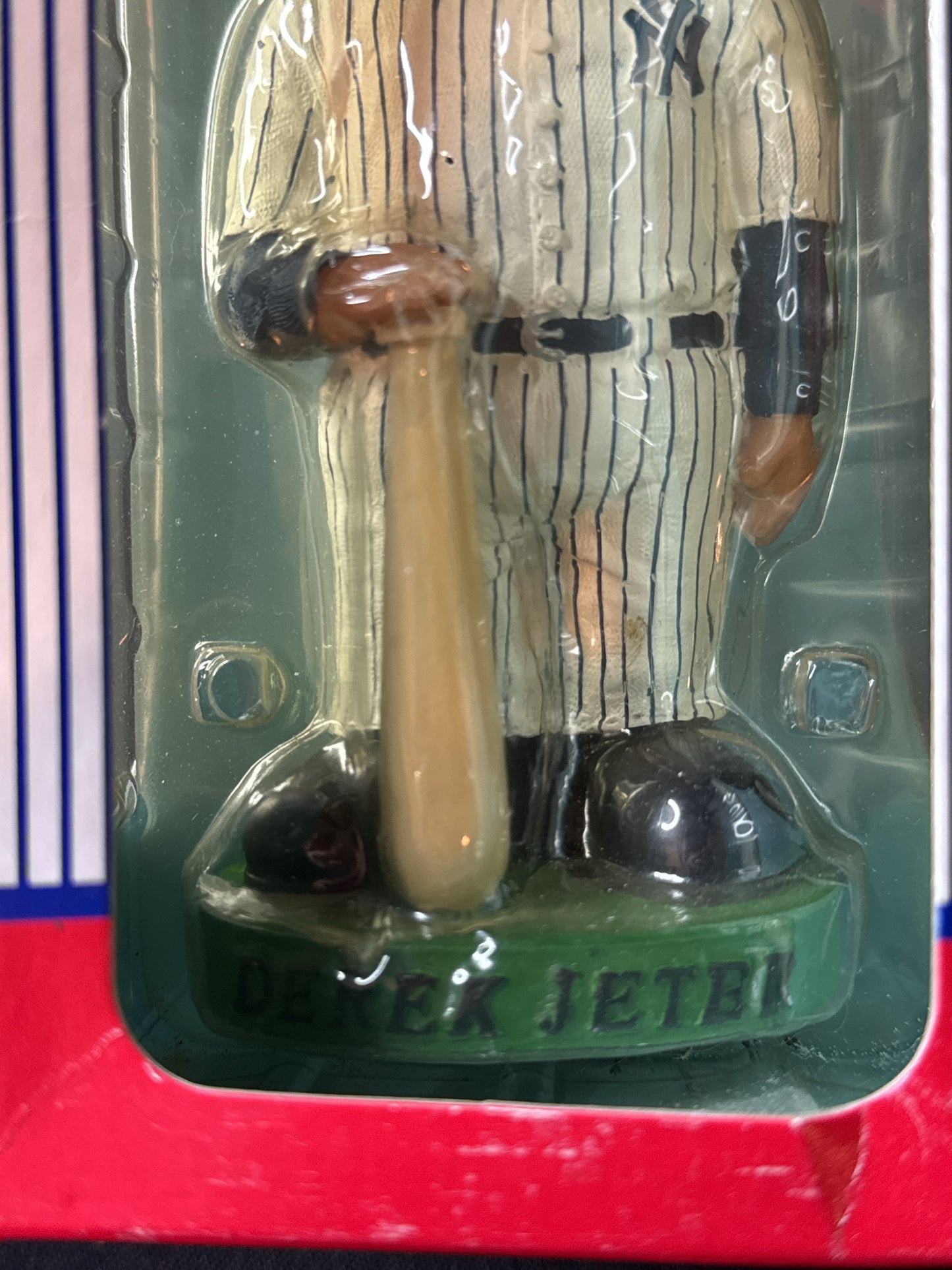 2001 Bobble Dobbles New York Yankees Derek Jeter Hand Painted Bobblehead New in Box