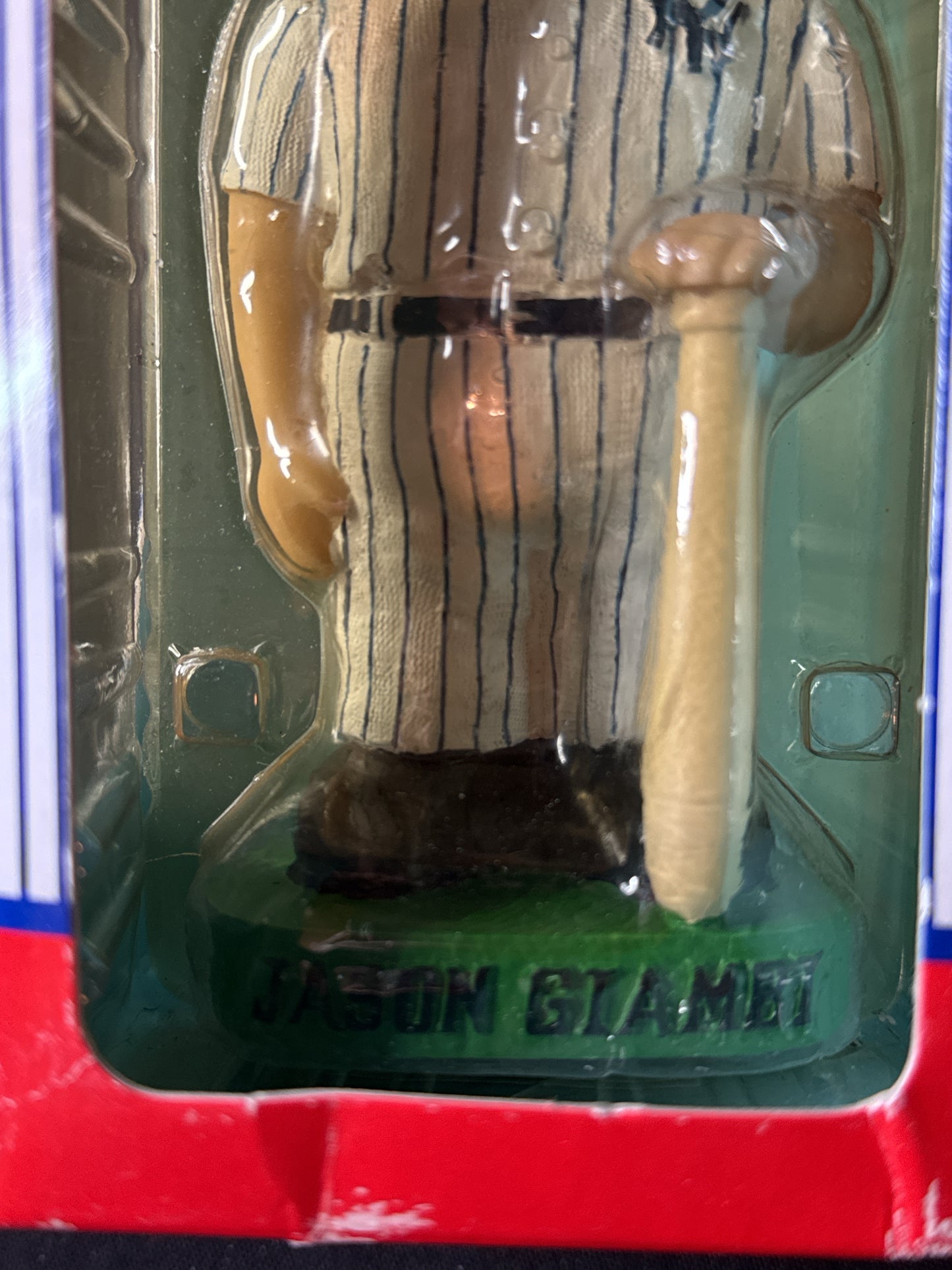 2001 Bobble Dobbles New York Yankees Jason Giambi Hand Painted Bobblehead New in Box