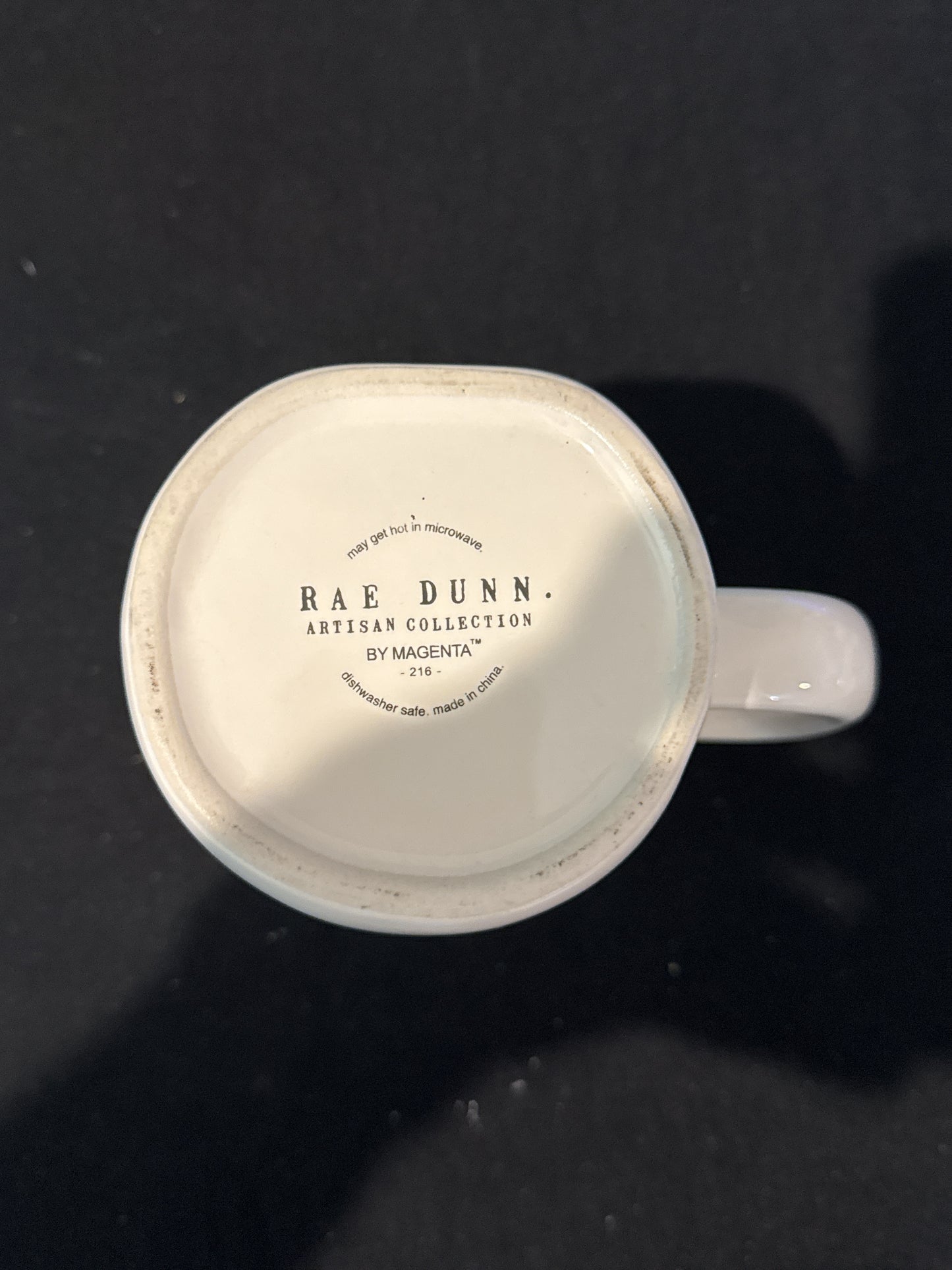 Rae Dunn I Woke Up Like This White Coffee Cup Mug 4 7/8" Tall