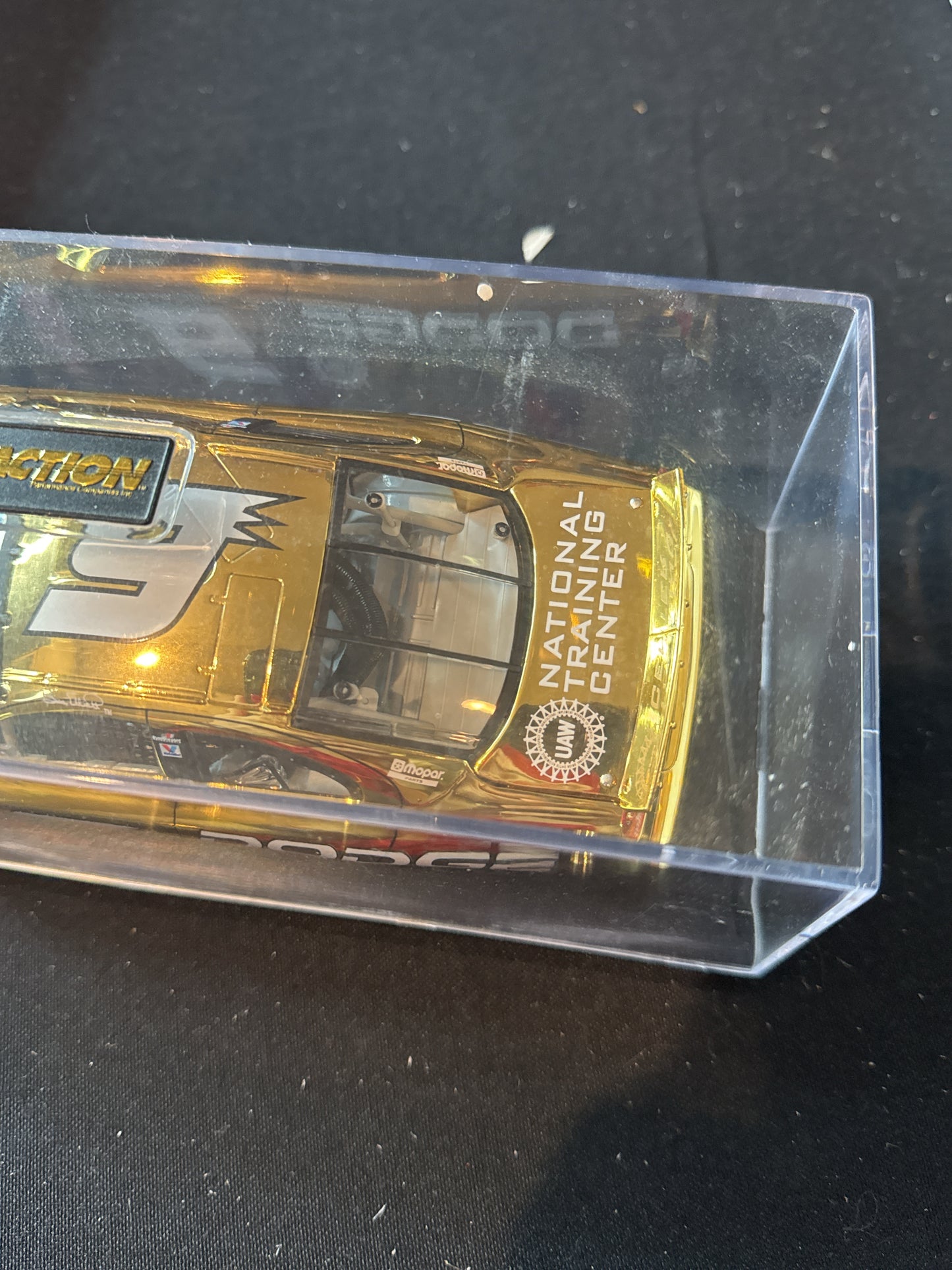 Race Fans Collectibles 1:24 Bill Elliott #9 2001 Dodge Intrepid NASCAR 24K Gold Stock Car New in Box