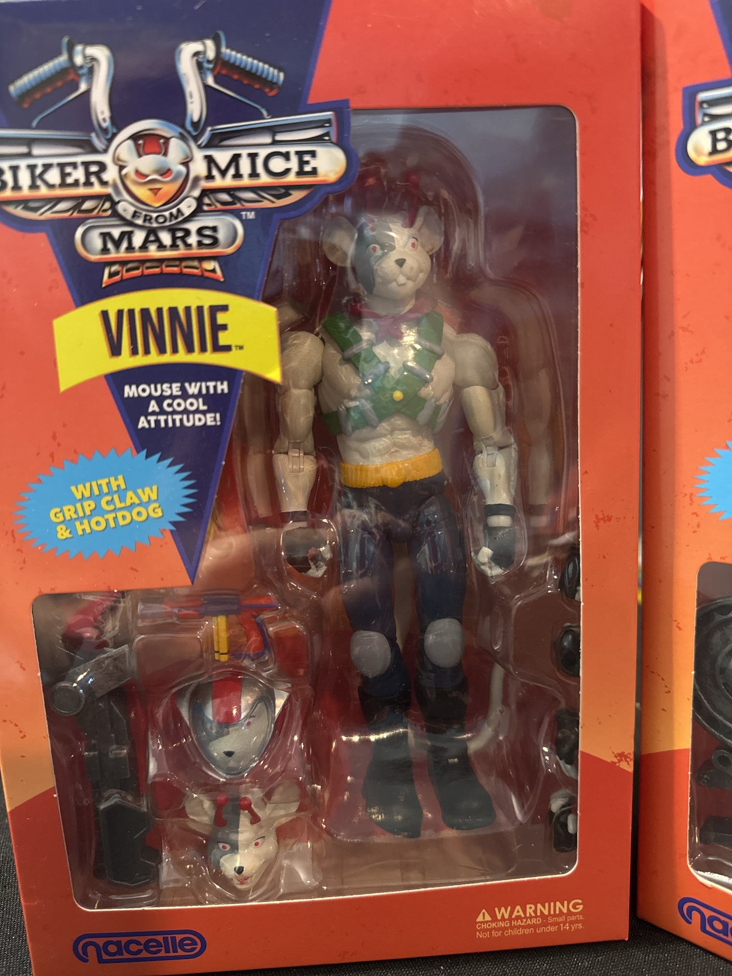 Biker Mice From Mars Complete Set Vinnie Throttle Modo New 2024 New in Box