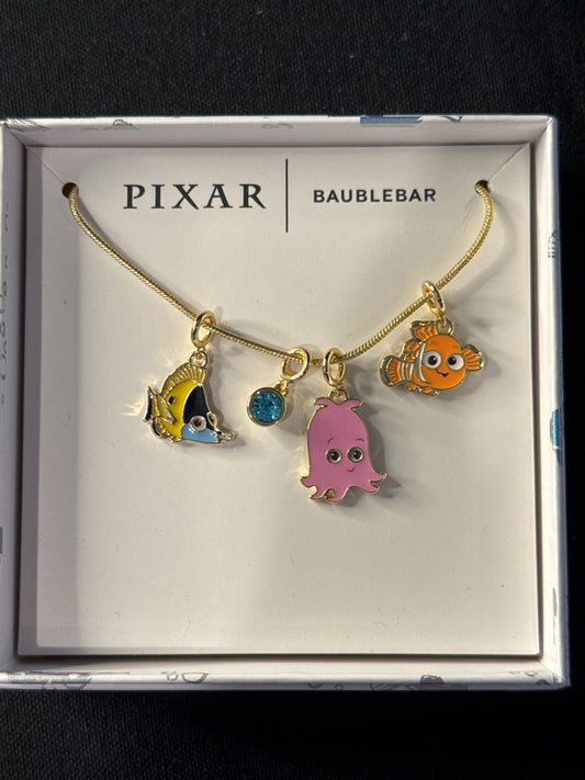 New Pixar Finding Nemo Charms Necklace Baublebar New in Box