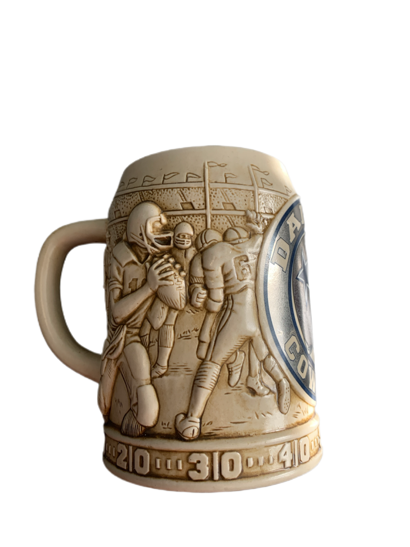 Dallas Cowboys 24 oz Beer Stein 5.5" Tall