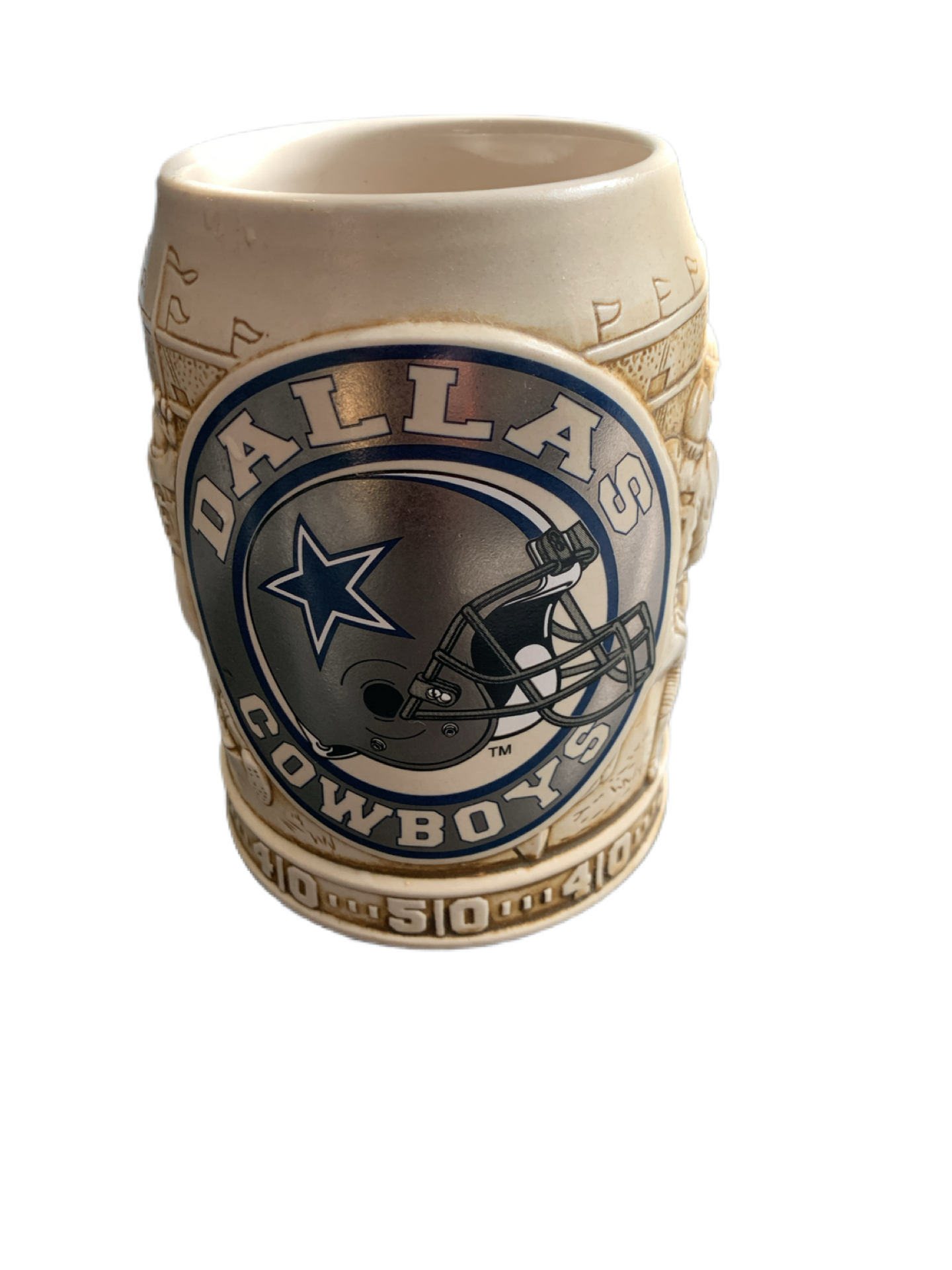 Dallas Cowboys 24 oz Beer Stein 5.5" Tall