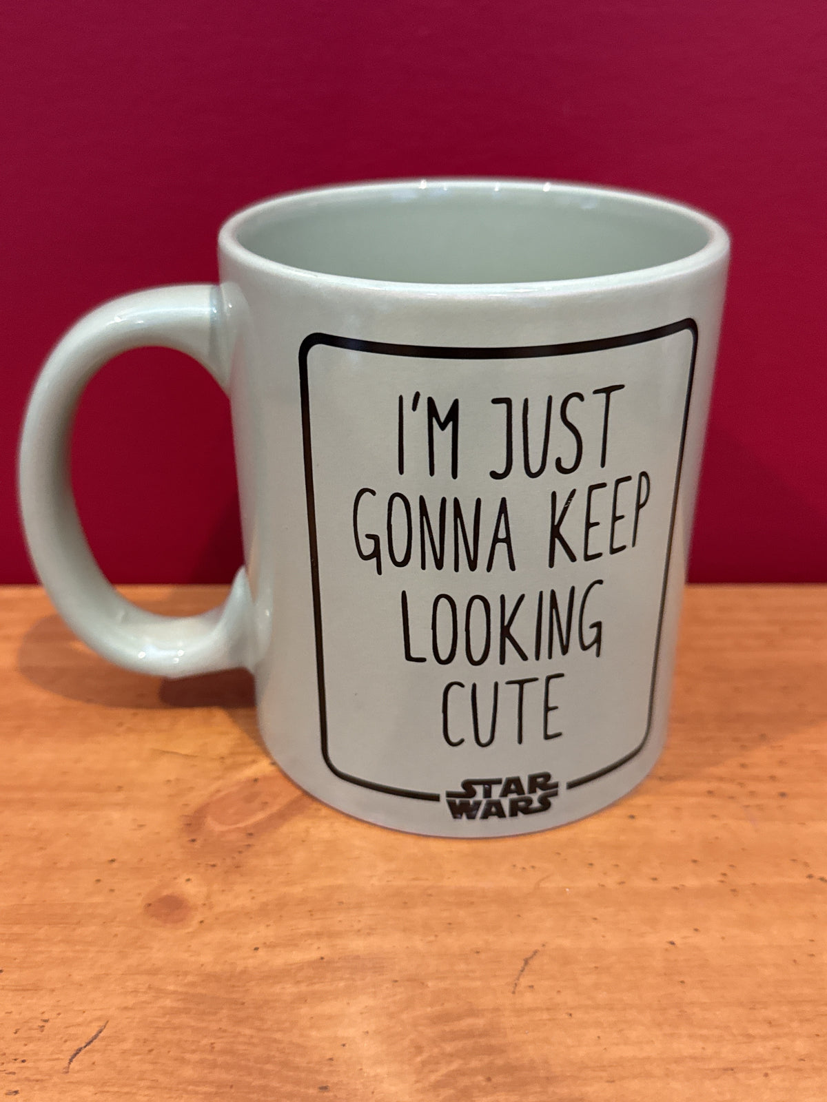 Star Wars Grogu “I’m Just Gonna Keep Looking Cute” Mug by Zak! 4.5" Tall