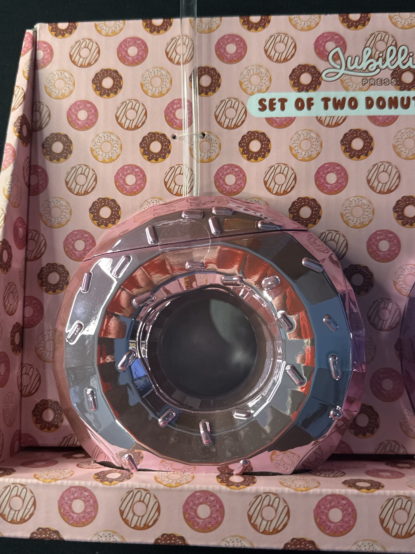 Jubilee Press Set of Two Donut Sippers Plastic New in Box