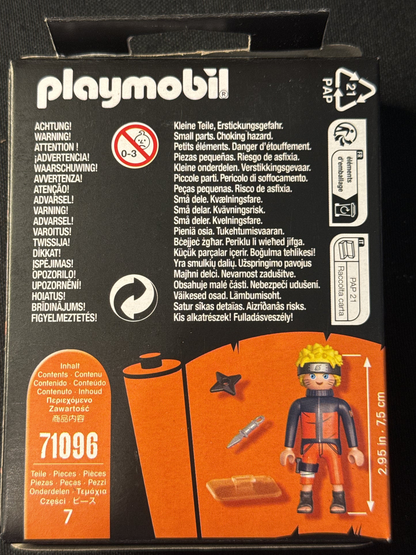 Playmobil Naruto Anime Collectible Action Figure Set 71096. New in Box