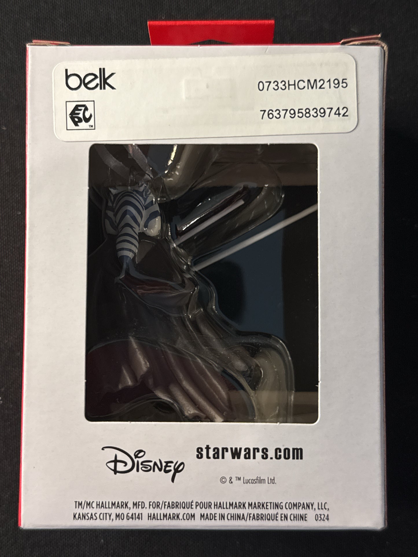 Hallmark Ornaments Star Wars Ahsoka Tano Christmas Tree Ornament New in Box