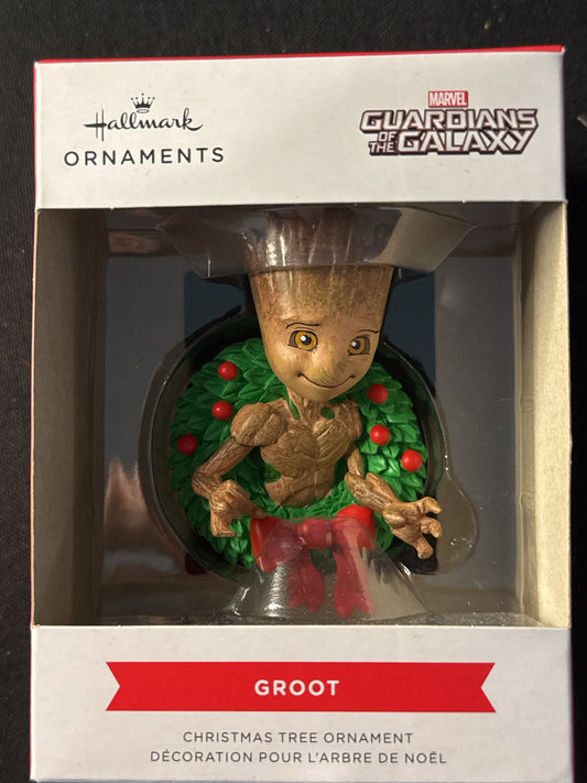 Hallmark Ornaments Marvel Guardians of the Galaxy Groot Christmas Ornament New in Box