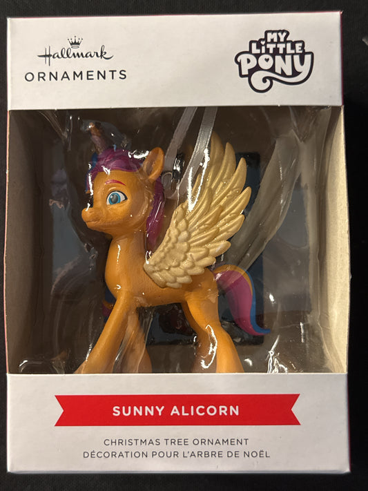 Hallmark Ornaments My Little Pony Sunny Alicorn Christmas Ornament New in Box