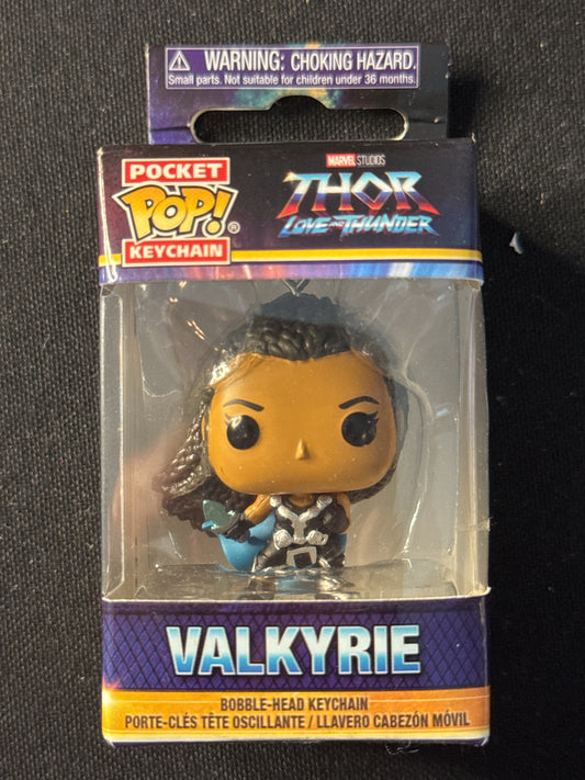 Funko Pocket Pop! Keychain Thor Love & Thunder Valkyrie Vinyl Figure New in Box