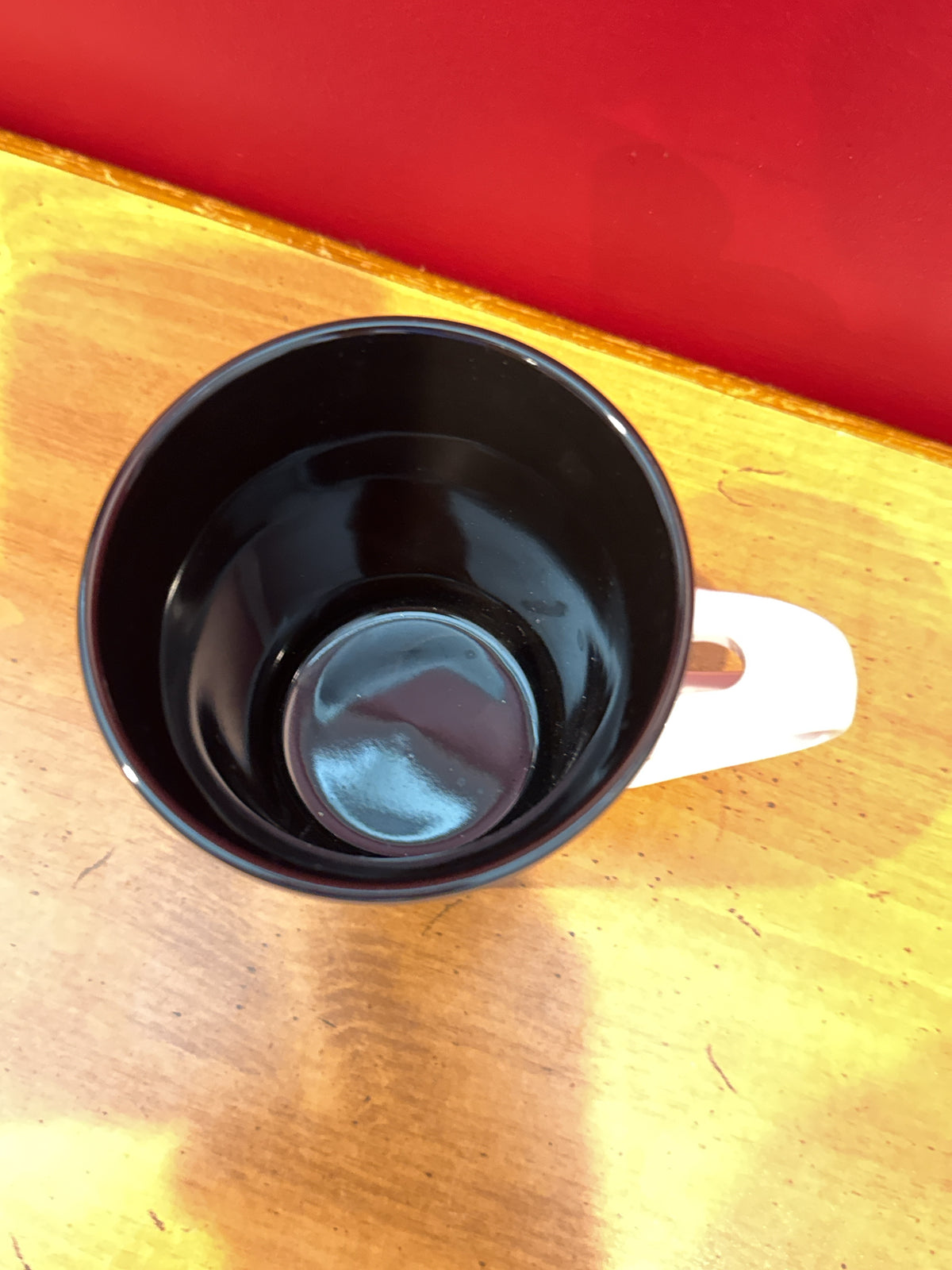 Splash Arts Interlaken Switzerland Souvenir Mug with Black Interior 4.25" Tall