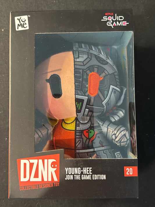 YuMe Squid Game 7" DZNR Collectible Plush Young-Hee Join The Game Edition #20 New in Box