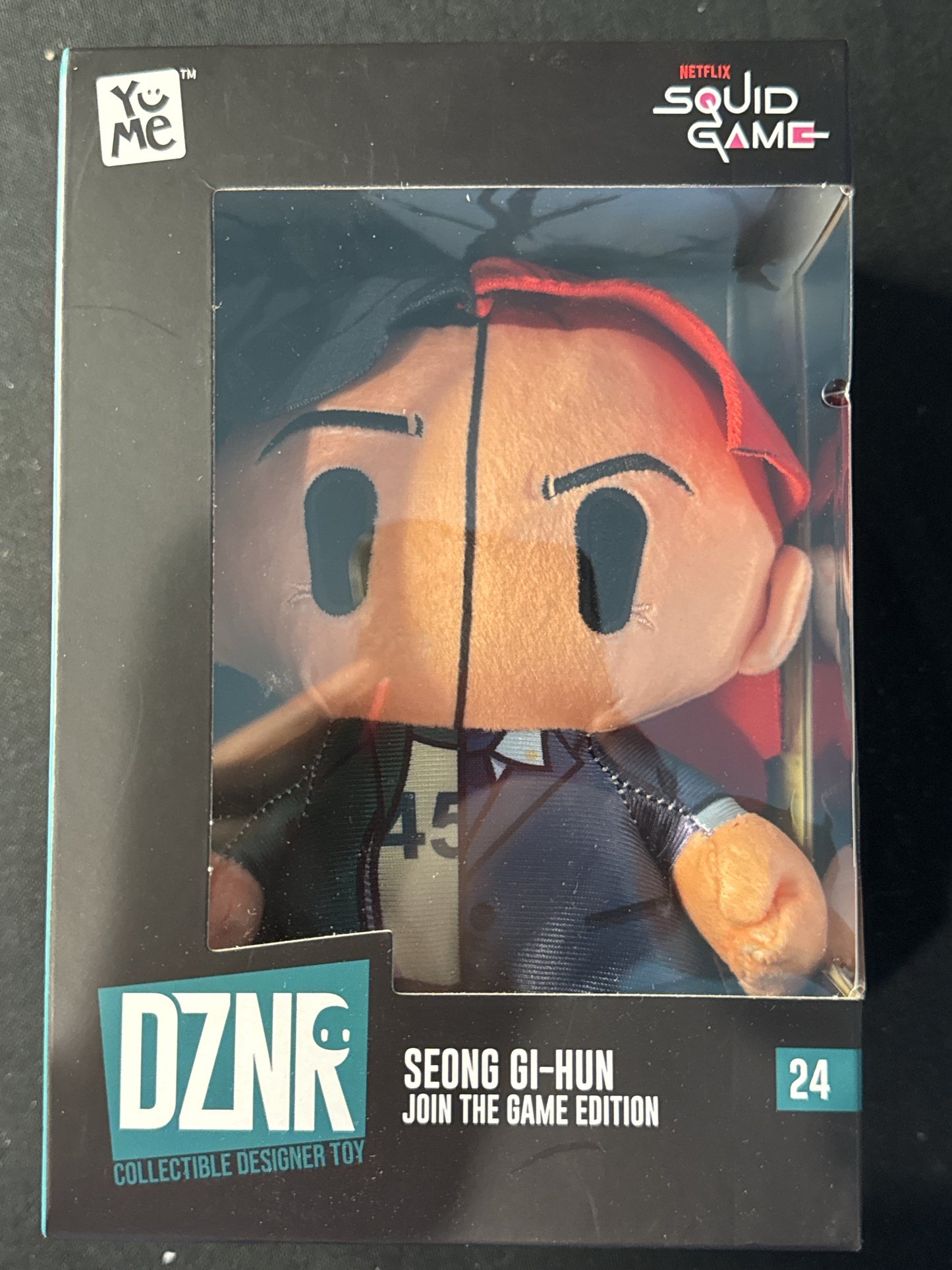 YuMe Squid Game 7" DZNR Collectible Plush Seong Gi-Hun Join The Game Edition #24 New in Box