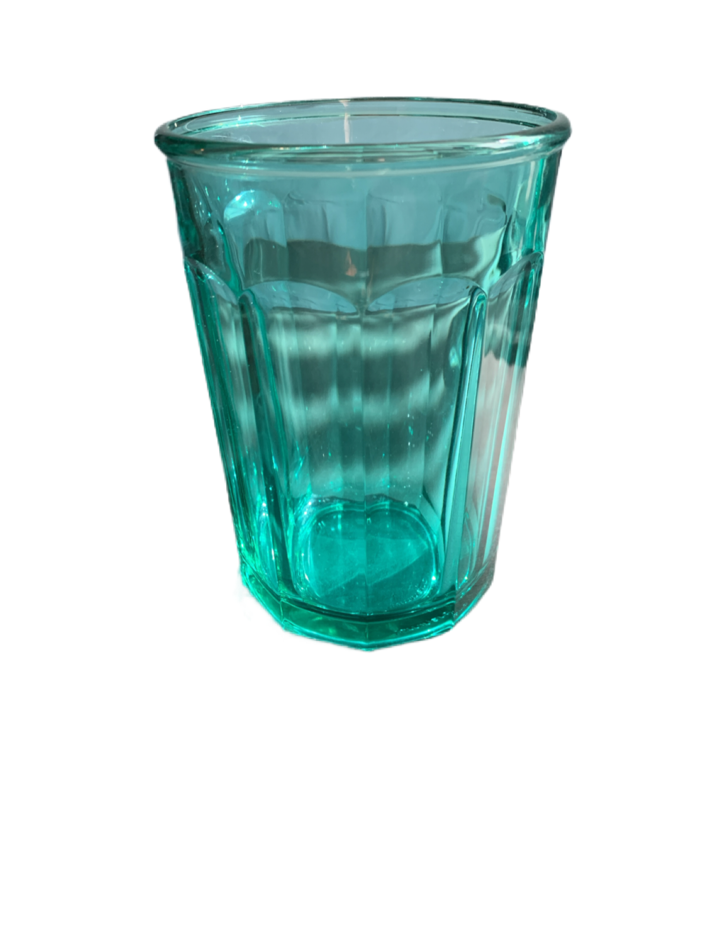 Set of 5 Luminarc Teal Turquoise Blue Drinking Glasses 20 Ounce