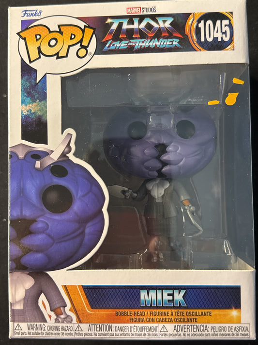 Funko Pop! Marvel Studios Thor Love & Thunder Miek Bobble Head New in Box