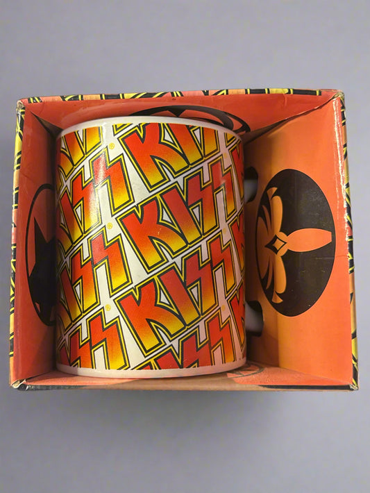 Kiss Coffee Mug Cup Collectible Rare Vintage Licensed New 2008 New in Box