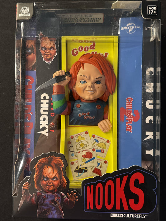 Chucky Good Guys Rare Book Shelf Nook New in Box