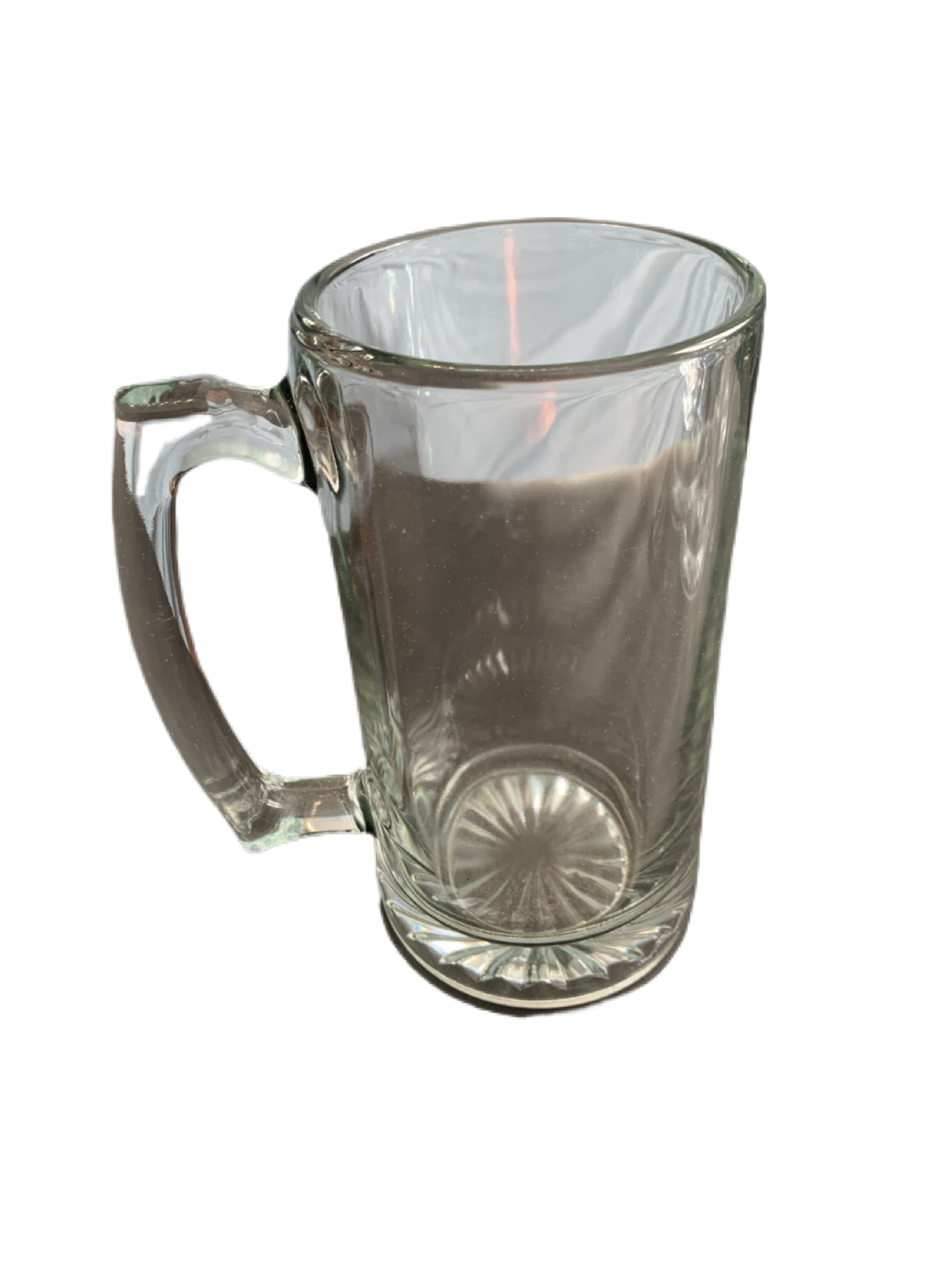 4 Large Glass Beer Mug Set. Holds 26 ounces