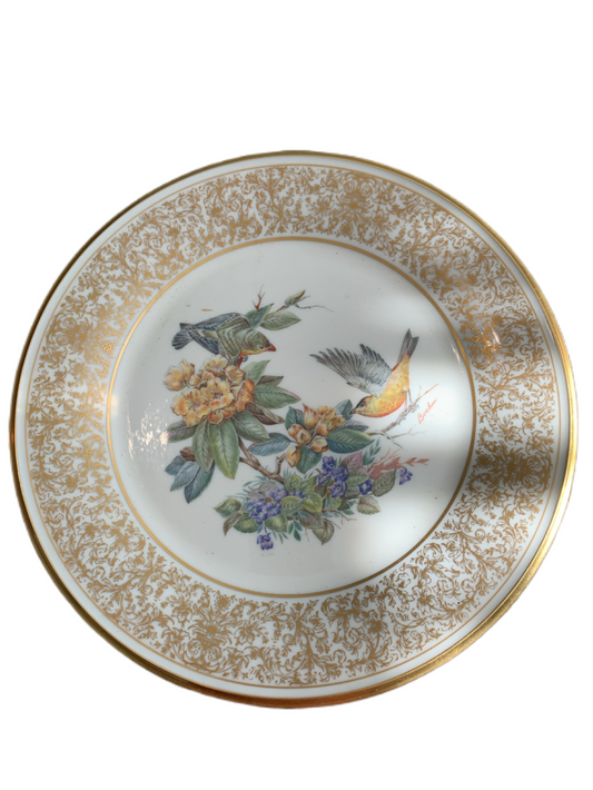 Goldfinch Boehm Birds Lenox Decorative Collector Plate Limited Edition 1971