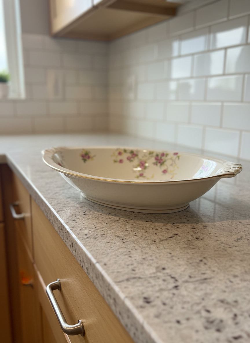 Oval Vegetable Bowl Made in Occupied Japan Pattern Jap4 11.75" Long x 8" Wide x 2.25" T