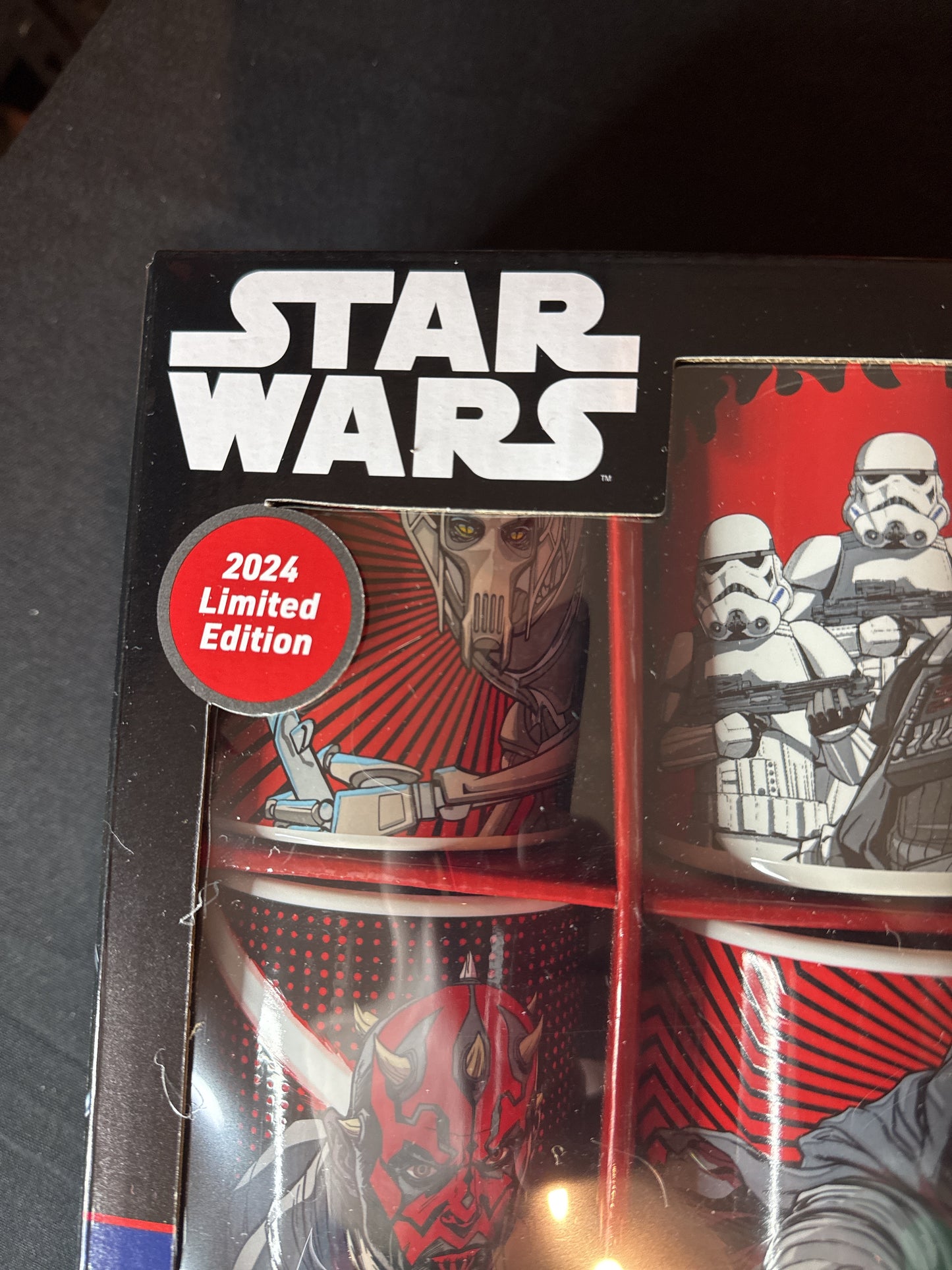 Galerie Star Wars Dark Side 6 Mug Set with Cocoa 6oz. Packets 15oz Coffee Cups Mugs NIB