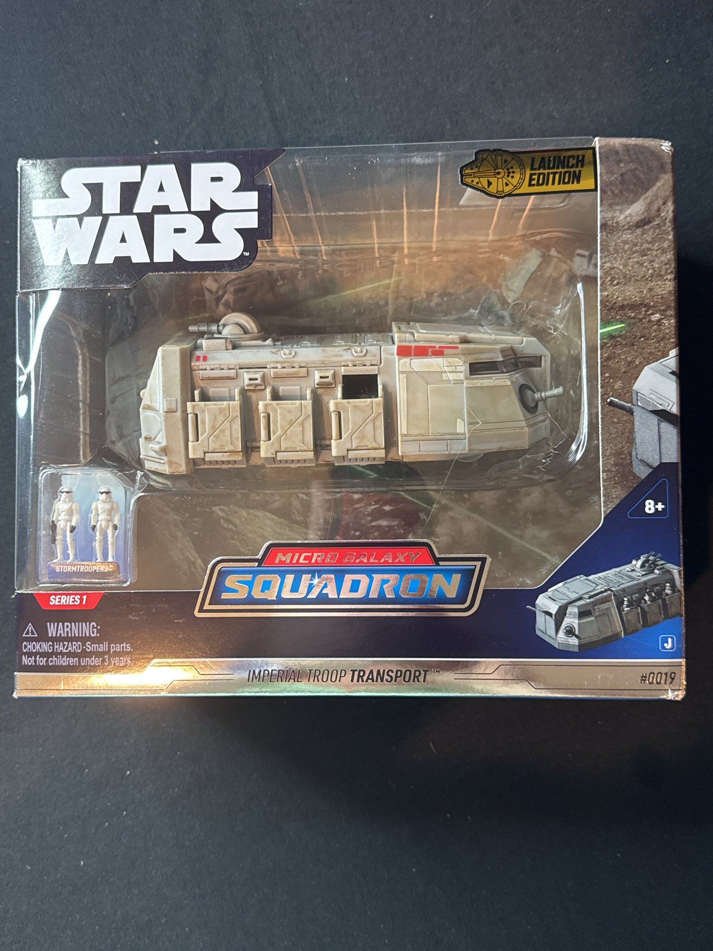 Star Wars Micro Galaxy Squadron Imperial Troop Transport Launch Edition New in Box