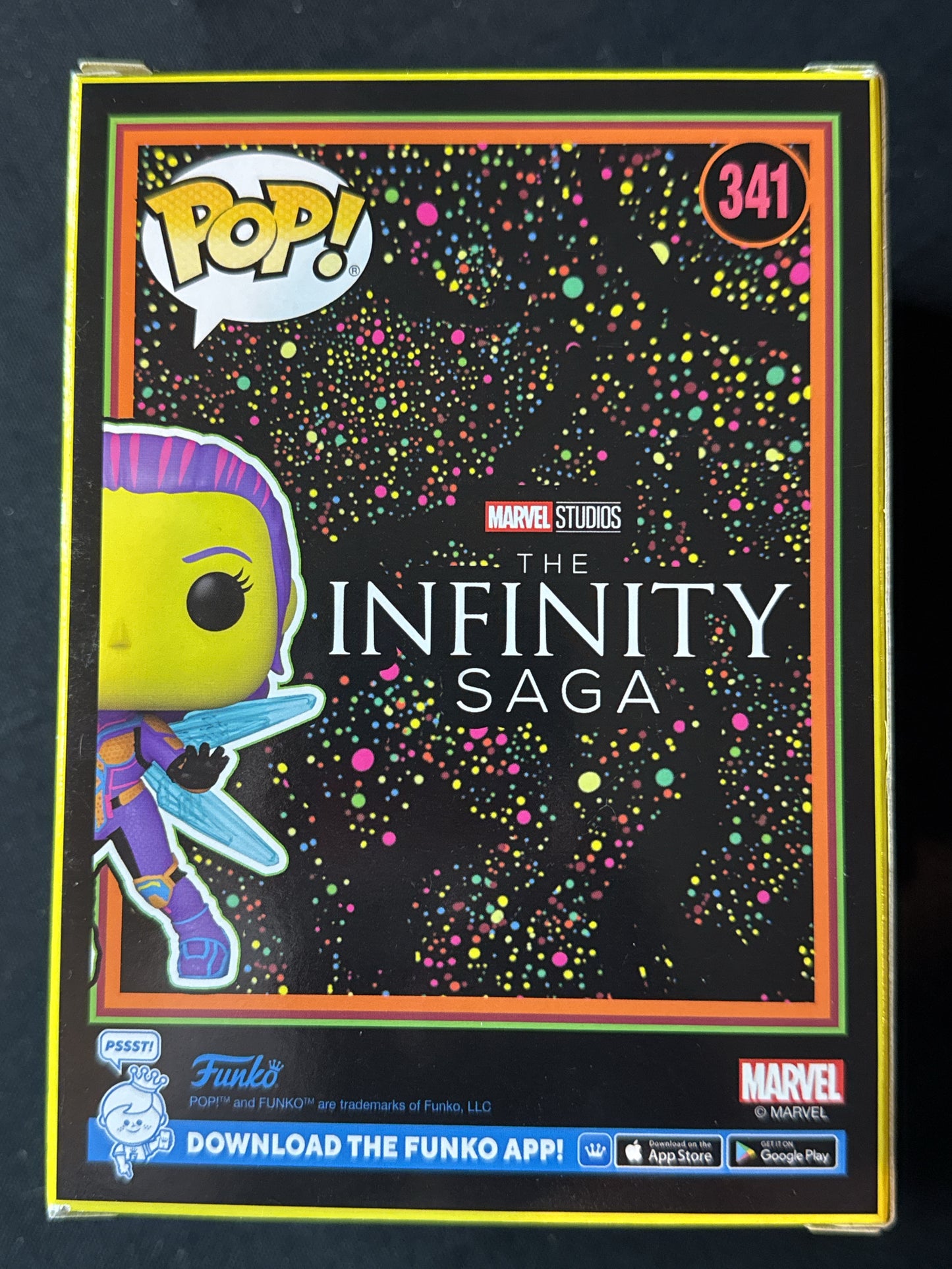 Funko Pop! Marvel Studios Ant-Man & The Wasp #341 Blacklight Wasp Bobble Head New in Box