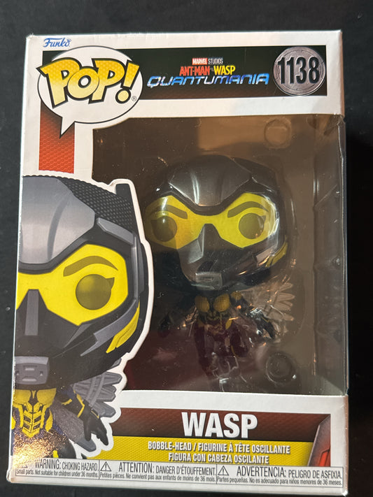 Funko Pop! Marvel Studios Ant-Man & The Wasp #1138 Wasp Bobble Head New in Box