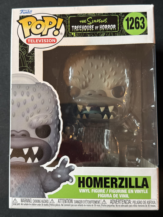 Funko Pop! Television The Simpsons #1263 Treehouse of Horror Homerzilla Vinyl Figure NIB