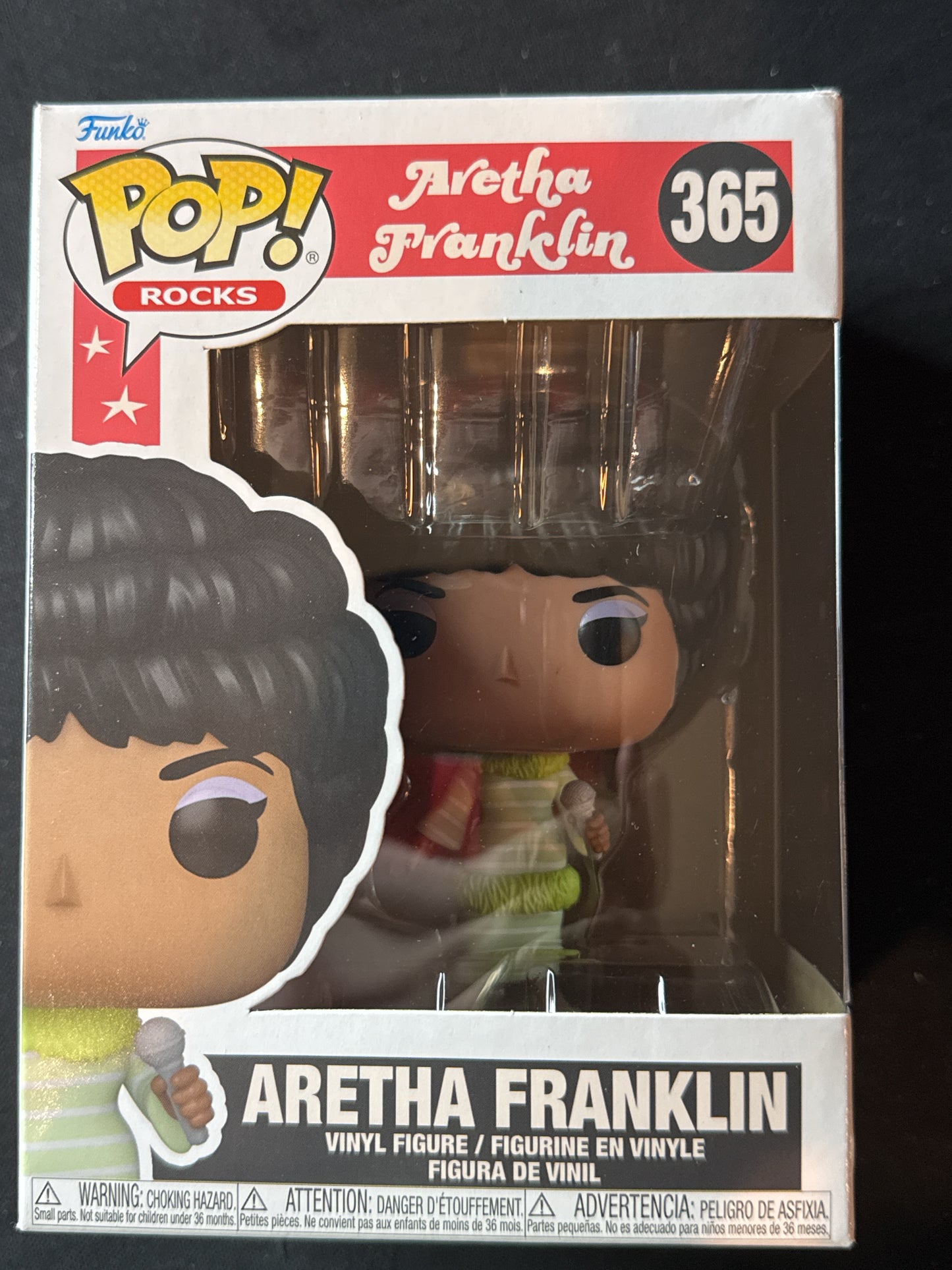 Funko Pop! Rocks Aretha Franklin #365 Vinyl Figure New in Box