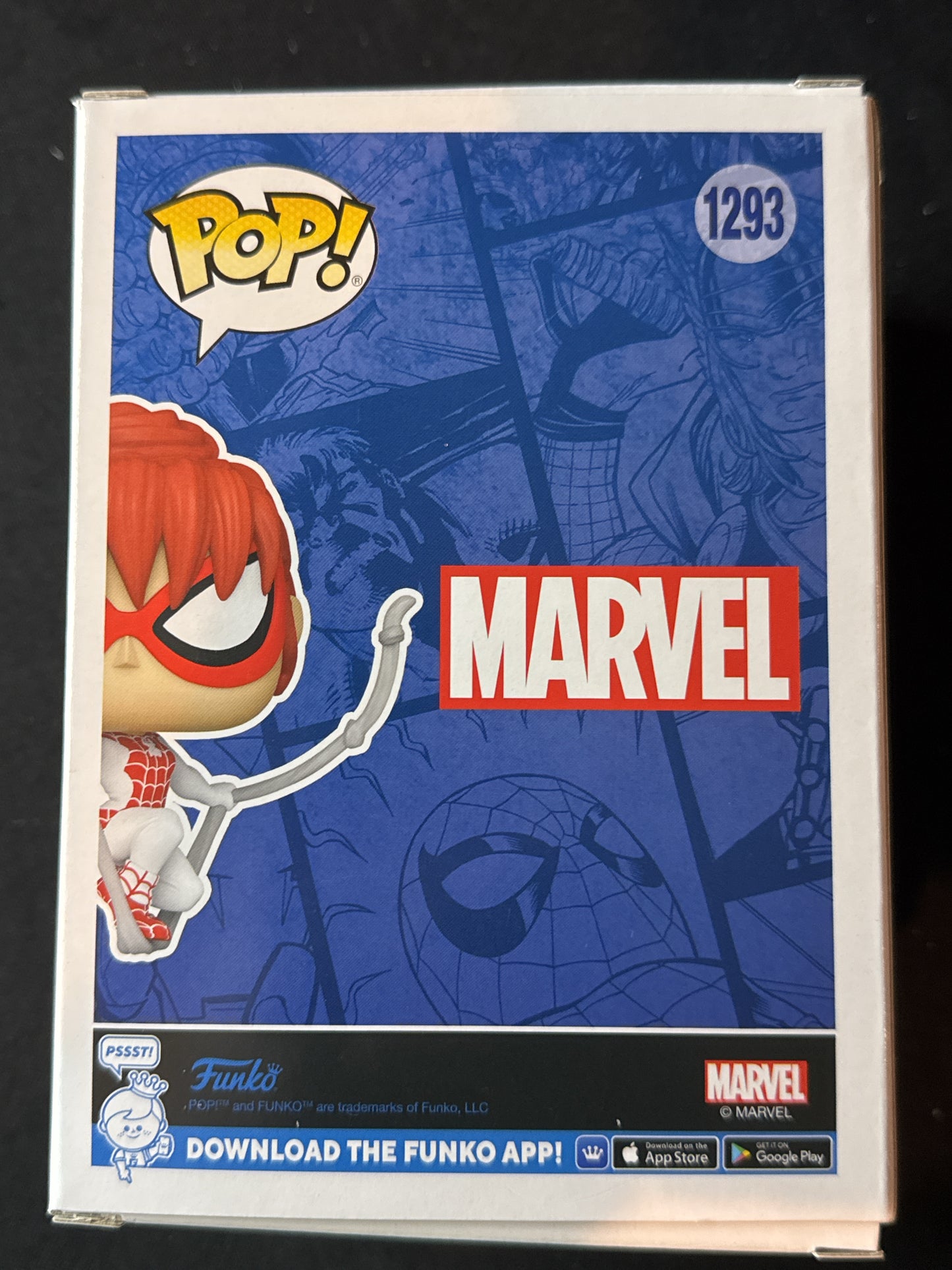 Funko Pop! Marvel #1293 Spinneret Bobble Head Entertainment Earth Exclusive New in Box