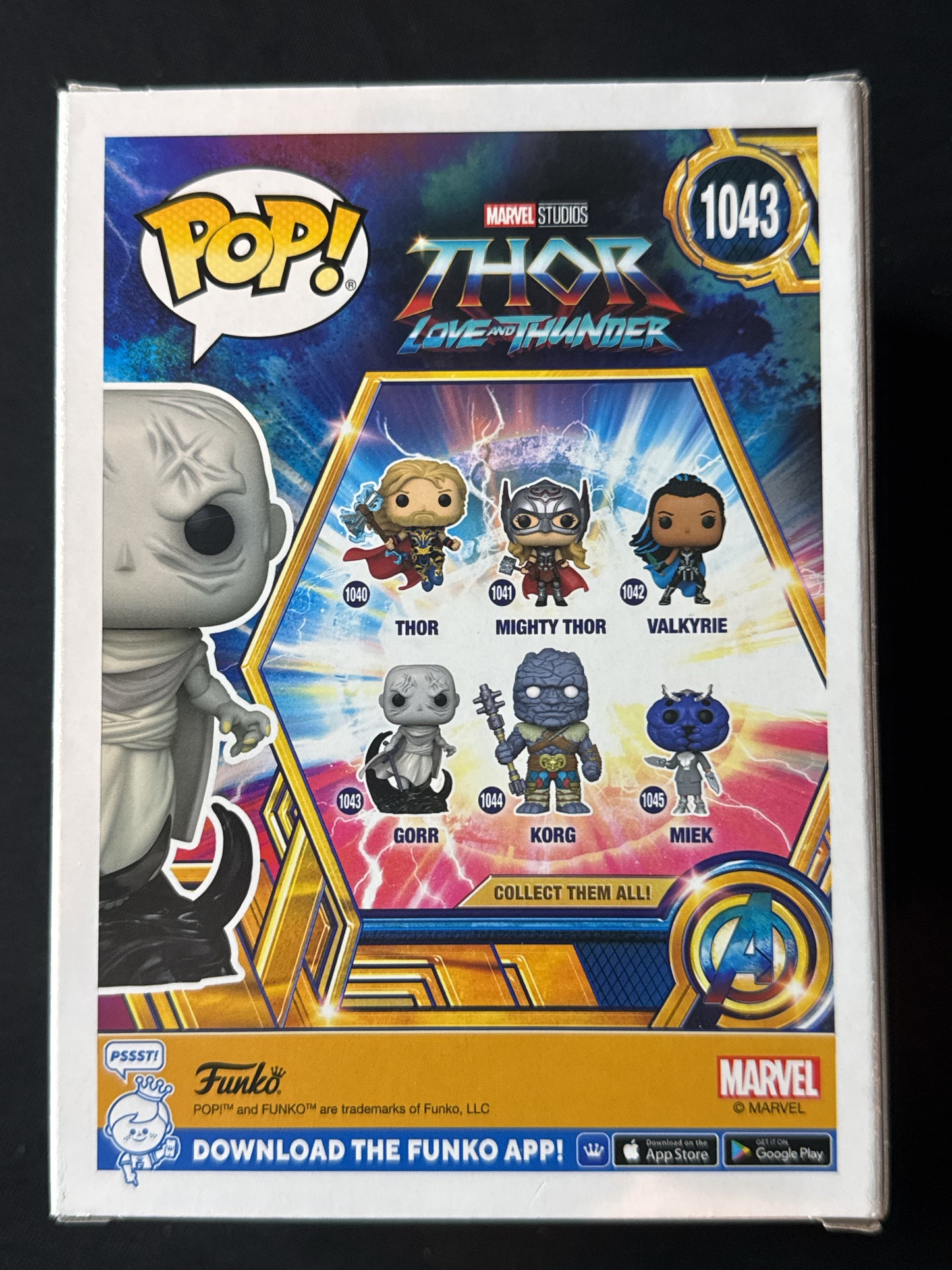 Funko Pop! Thor Love & Thunder #1043 GORR Bobble Head New in Box