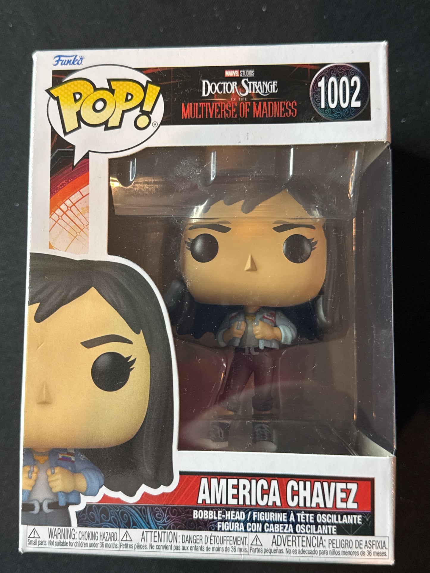 Funko Pop! Marvel Studio Doctor Strange #1002 America Chavez Bobble-Head New in Box