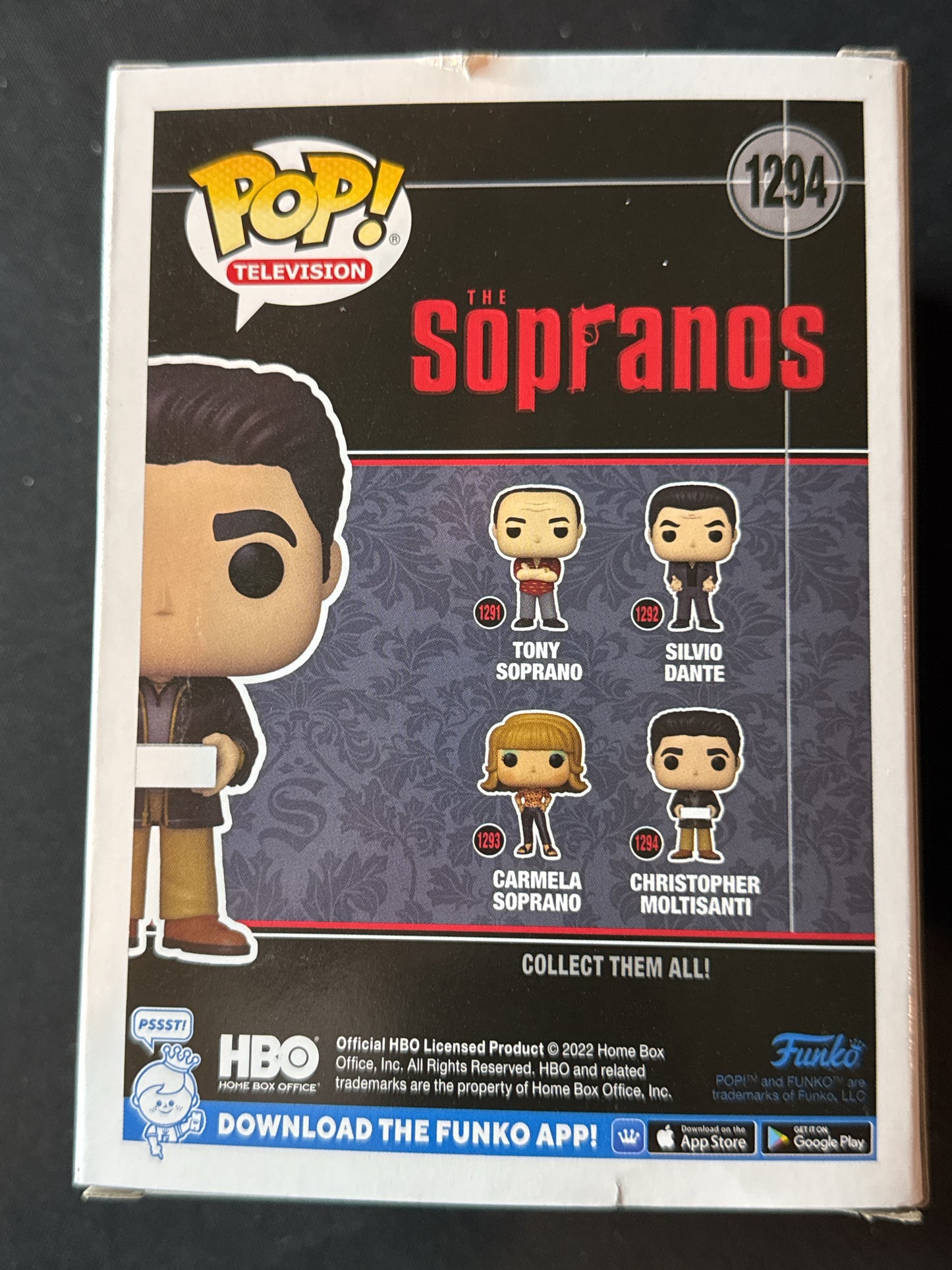 Funko Pop! Television The Sopranos #1294 Christopher Moltisanti Vinyl Figure New in Box