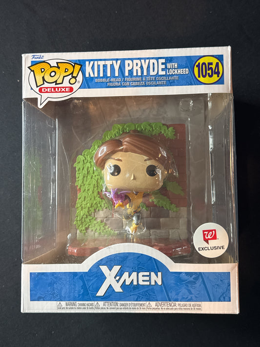 Funko Pop! Deluxe Kitty Pryde with Lockheed Bobble Head #1054 X-Men New in Box