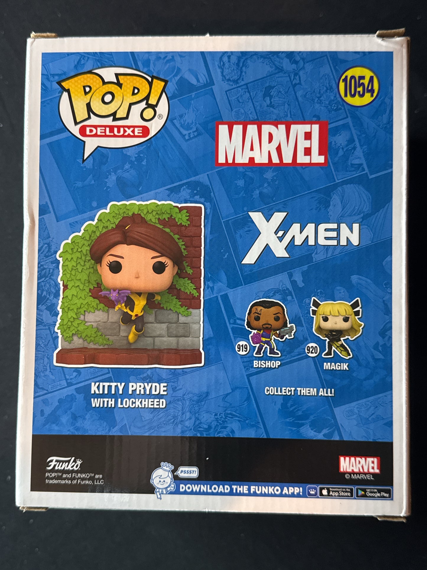 Funko Pop! Deluxe Kitty Pryde with Lockheed Bobble Head #1054 X-Men New in Box