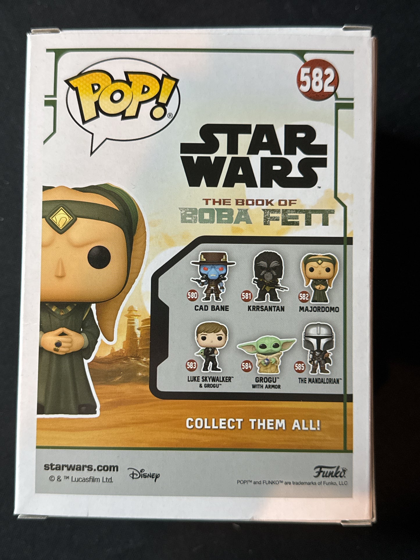 Funko Pop! Star Wars #582 Majordomo Bobble Head New in Box