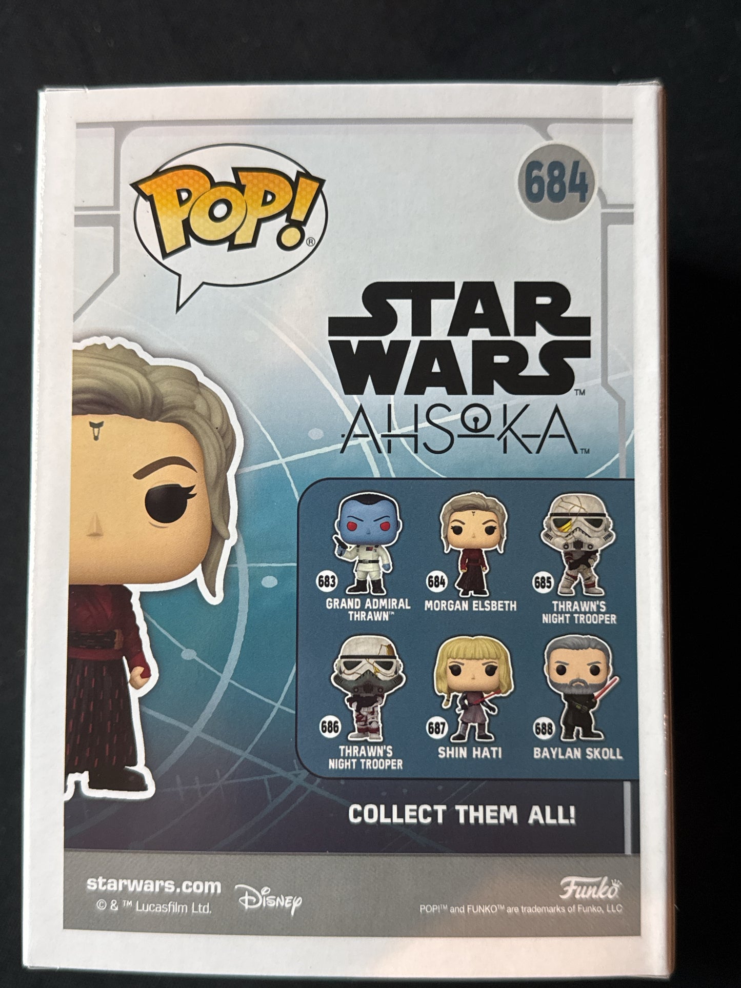 Funko Pop! Star Wars #684 Morgan Elsbeth Bobble Head New in Box